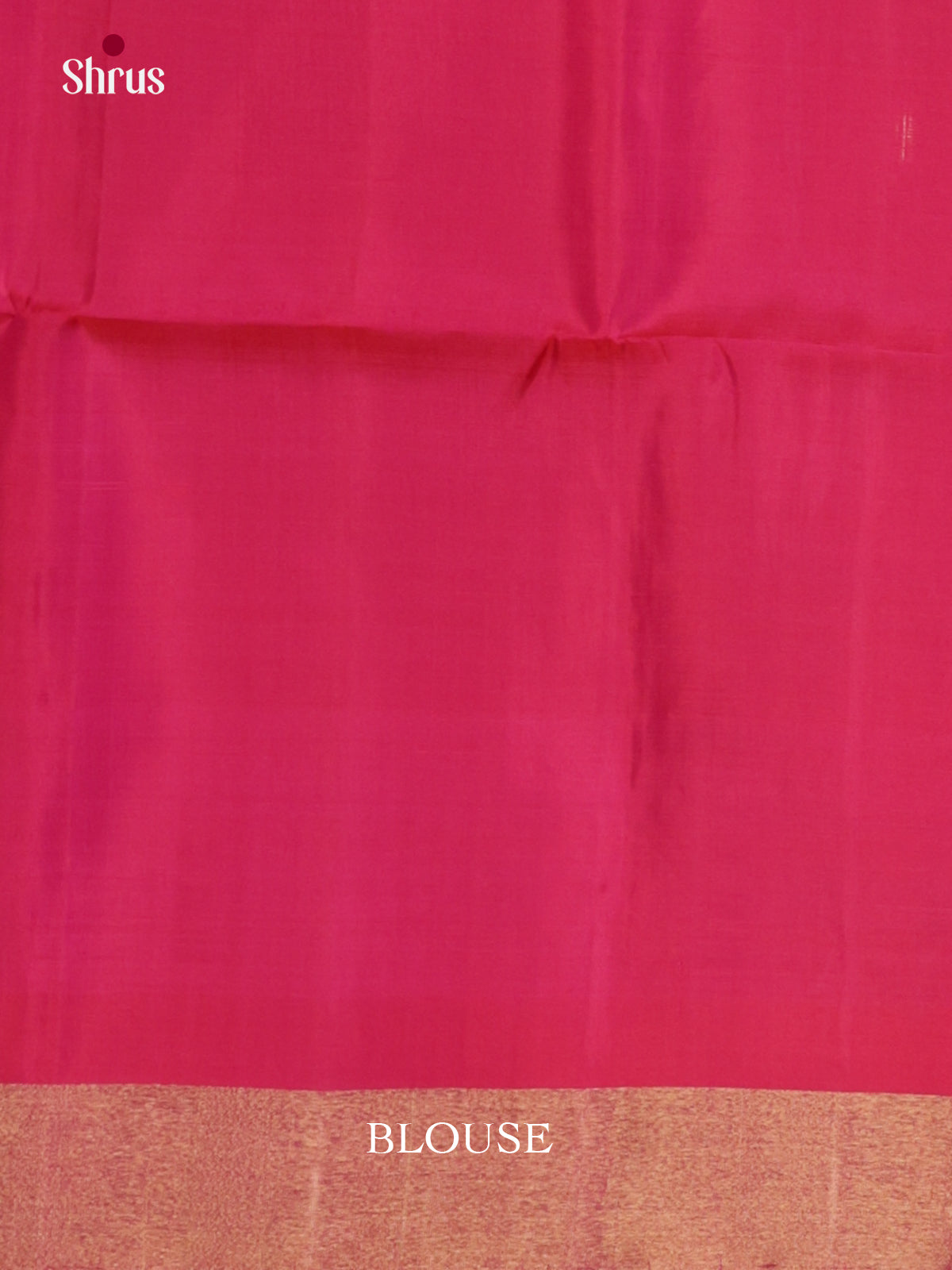 Buy Serene Dark Blue Pure Soft Silk Saree with Small Buttas, Pink Border & Brocade pallu