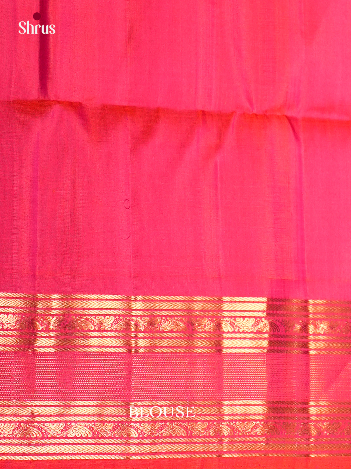 Buy Regal Dark Green Silk Saree with Gold Buttas & Orangish Pink Rettaipet Zari Border
