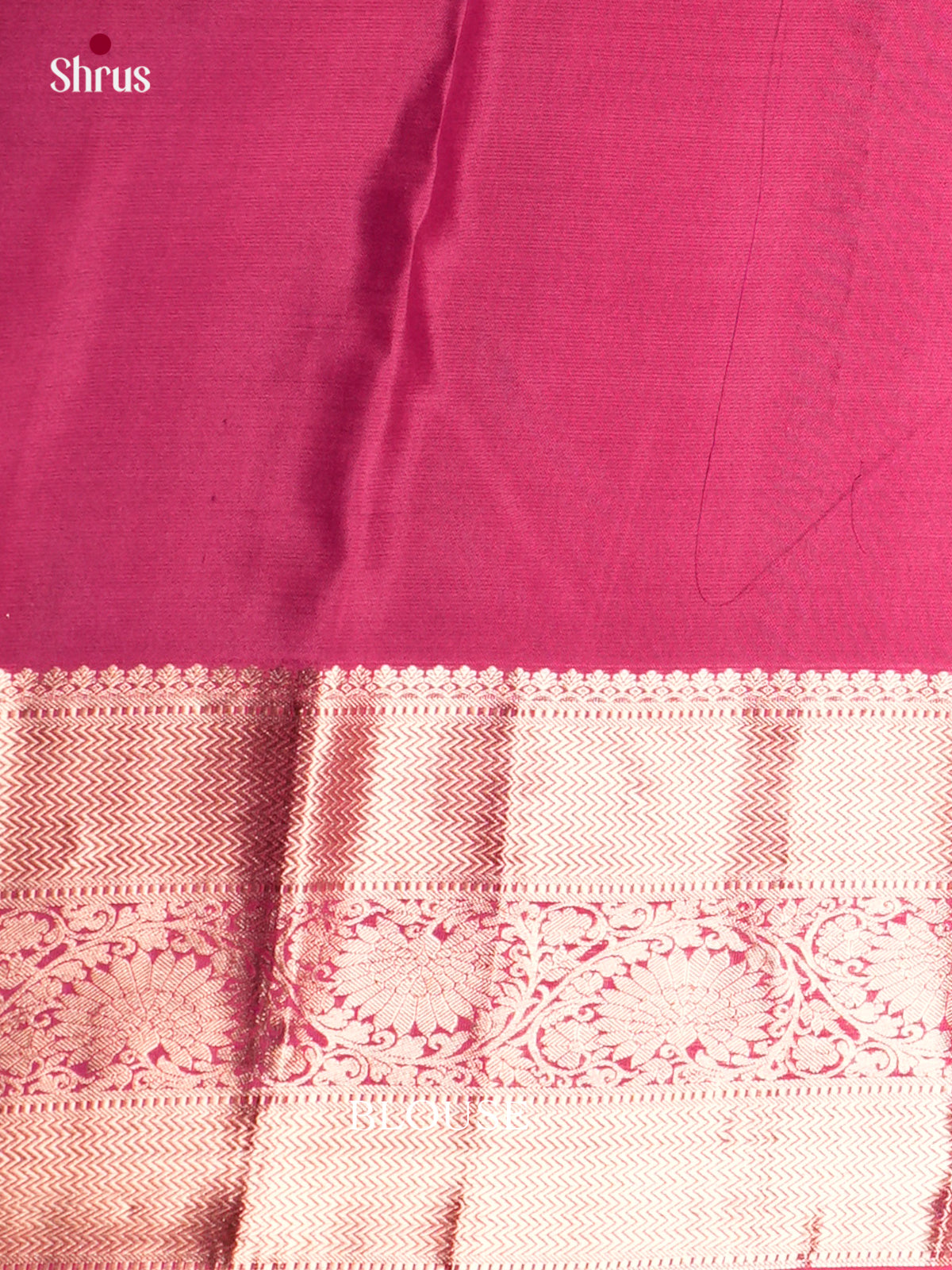 Buy Opulent Dark Pink Kanjivaram Saree With Jacquard Weave, Rettapet Border & Paisley Pallu