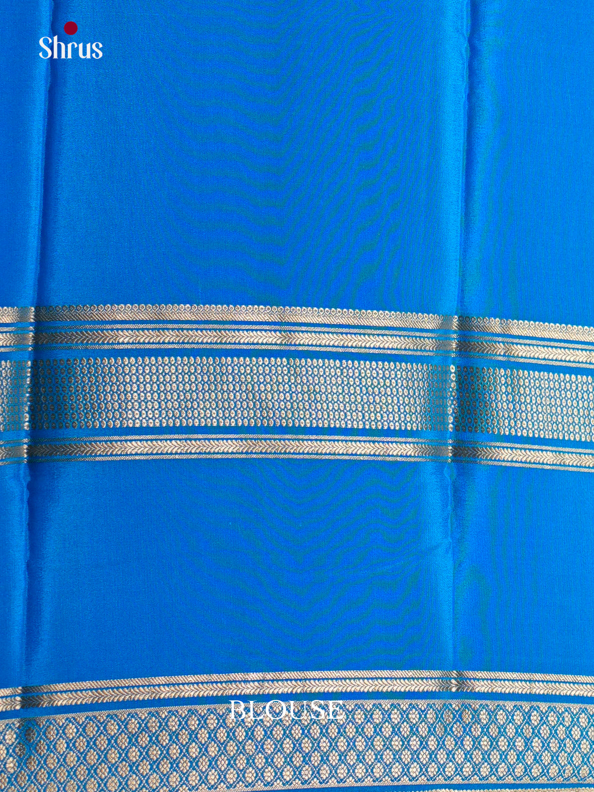 Buy Timeless Dark Purple Mysore Crepe Silk Saree with Plain Body, Blue Rettaipet Border & Traditional Pallu