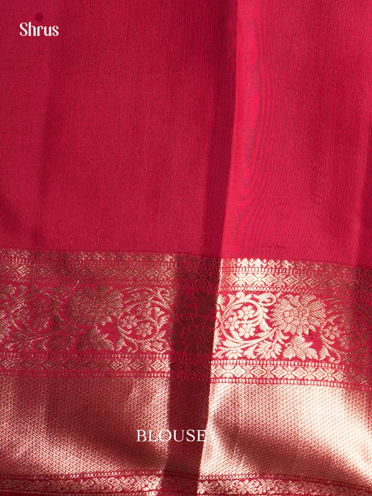 Buy Chic Dark Red Kanjivaram Saree With Floral Jaal Weave, Kaddi Border & Criss Cross Brocade Pallu