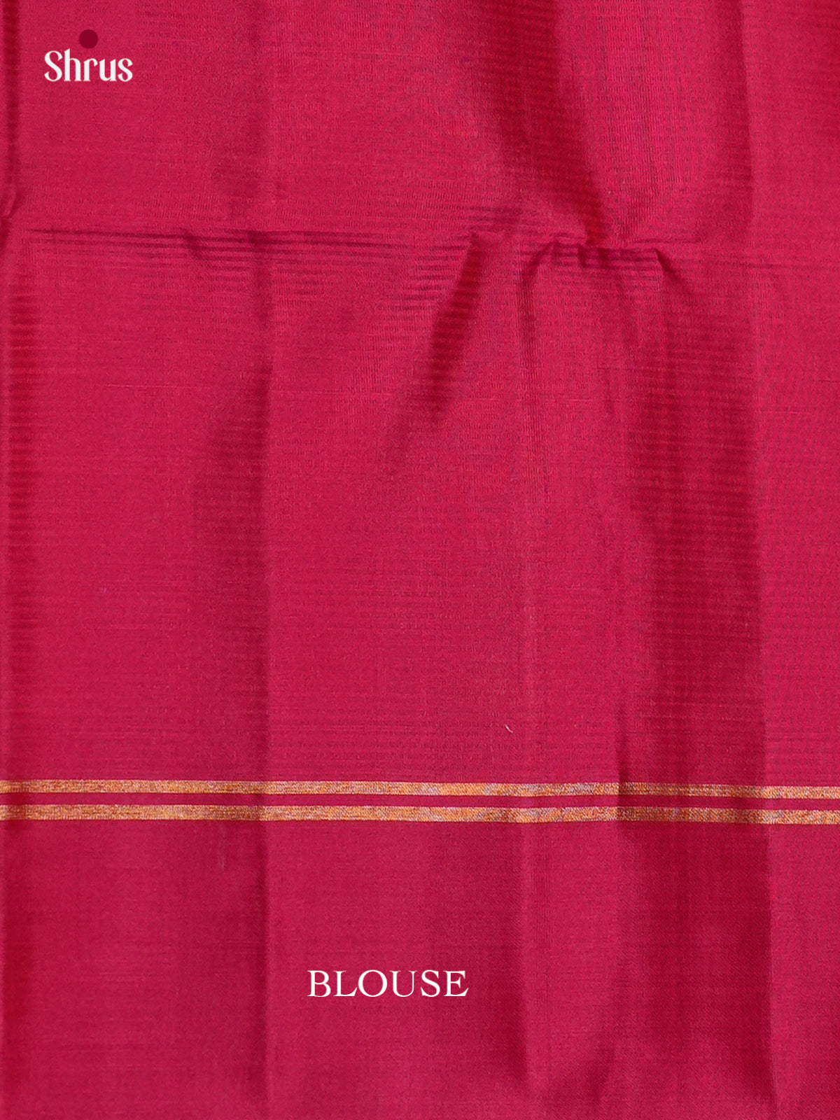 Buy Striking Dual Tone Blue Silk Saree With Dotted Patterns & Pink Border & Brocade Pallu