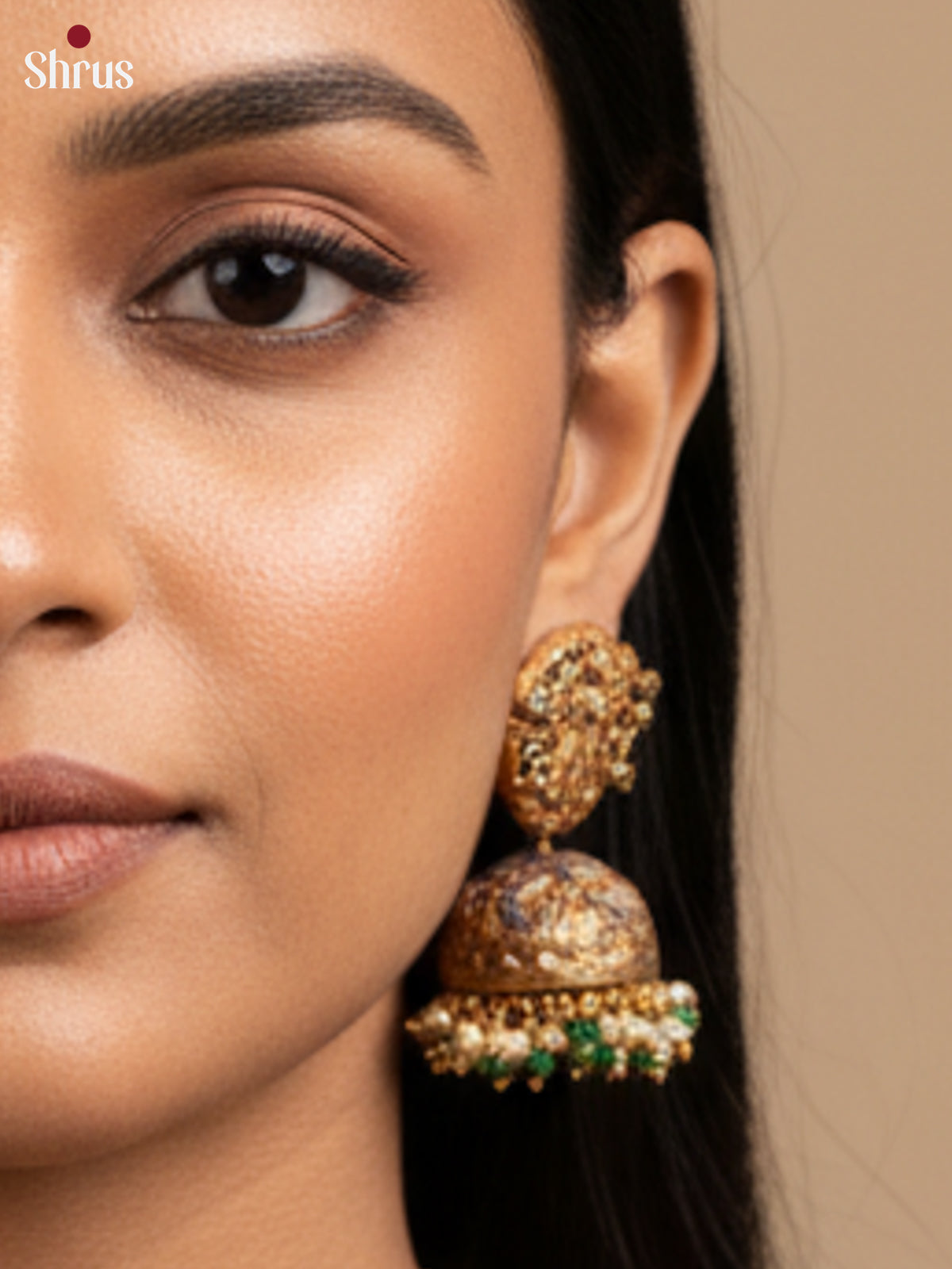 Exquisite Handcrafted Vishnu Dasavatharam Terracotta Necklace -EAJ20002