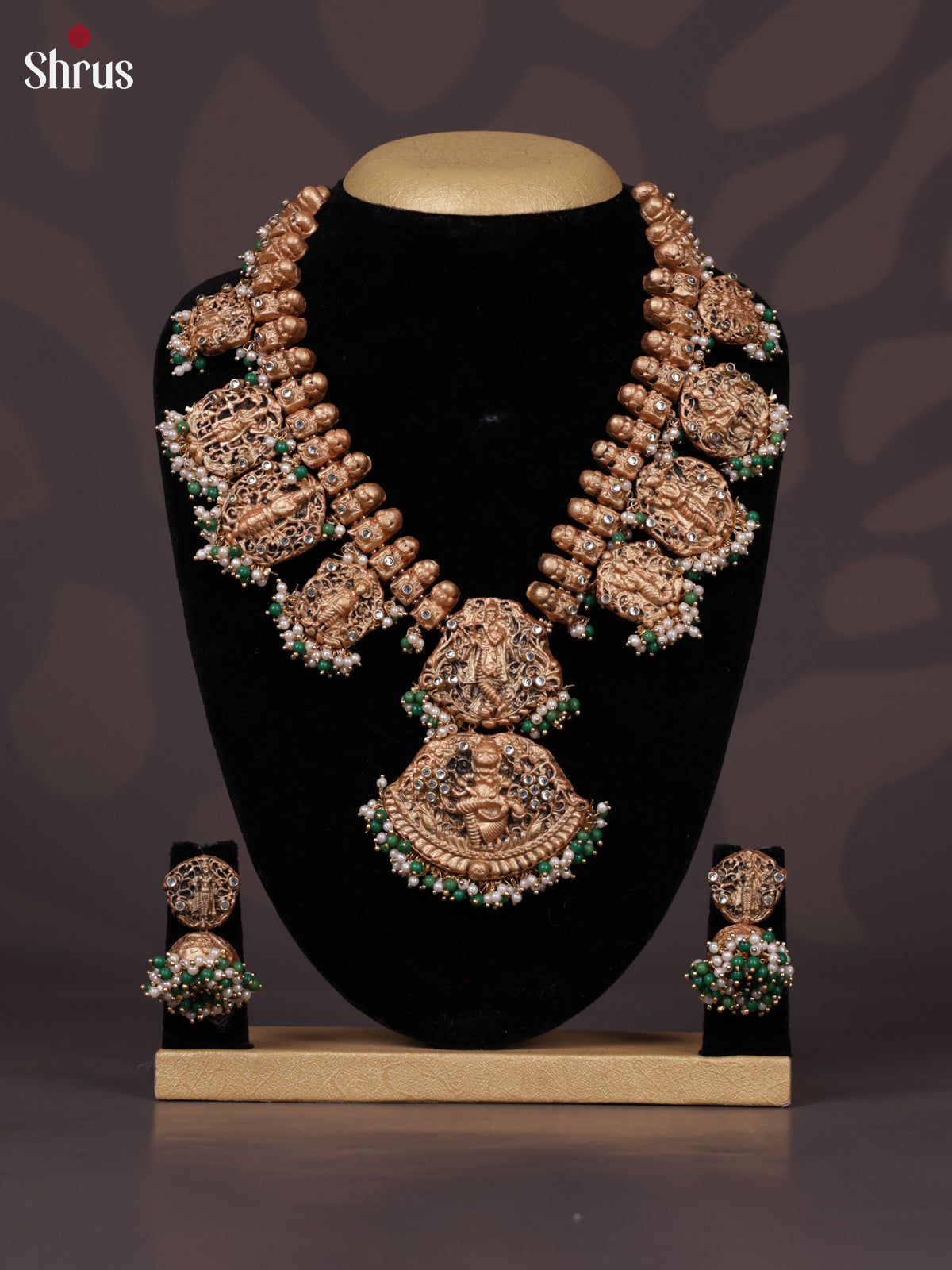 Ethnic Dasavathara Temple Terra Cotta Set - EAJ24005 - Shop on Shrus.com