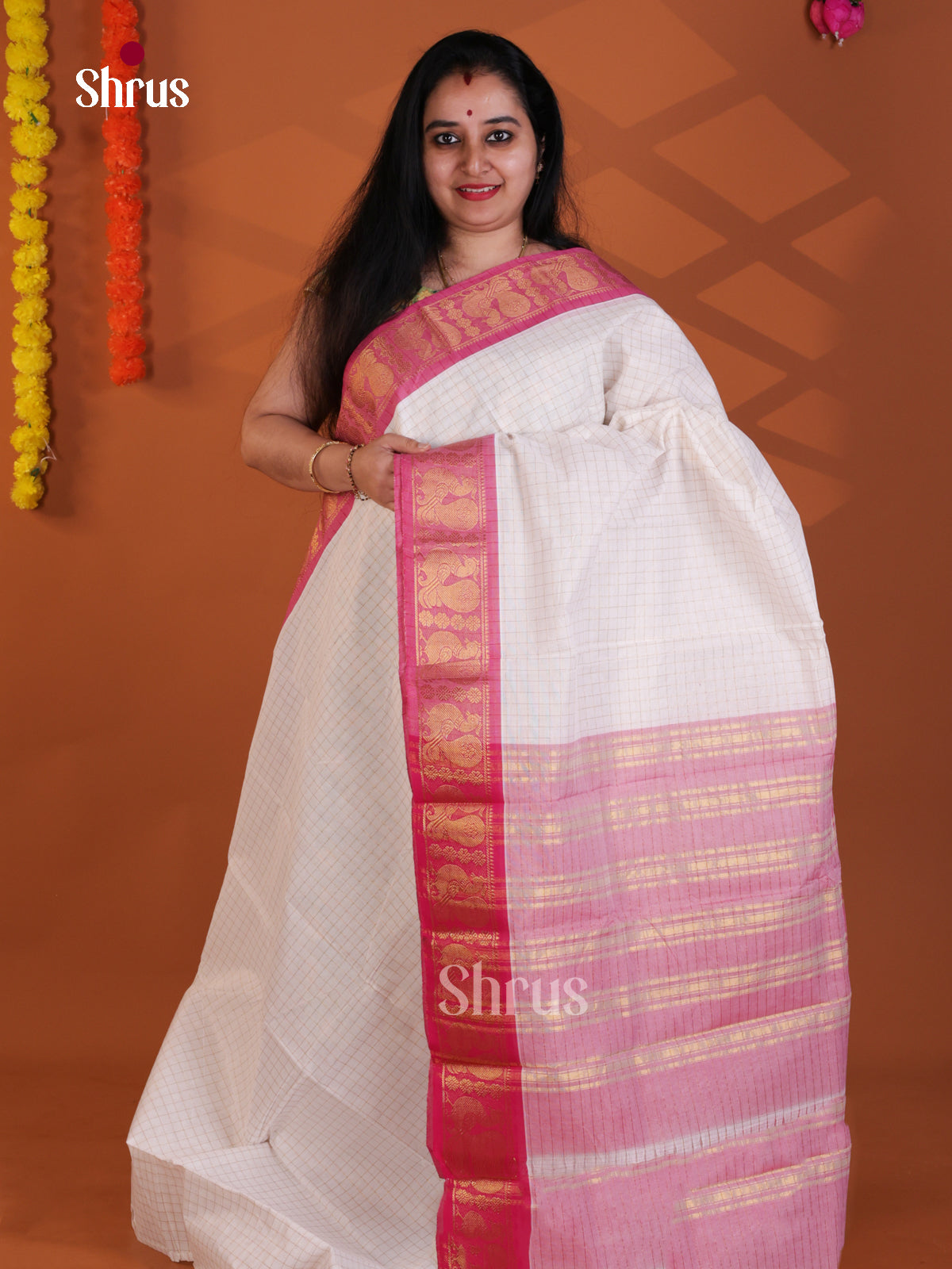 EAS02001 - Sungudi Cotton Saree