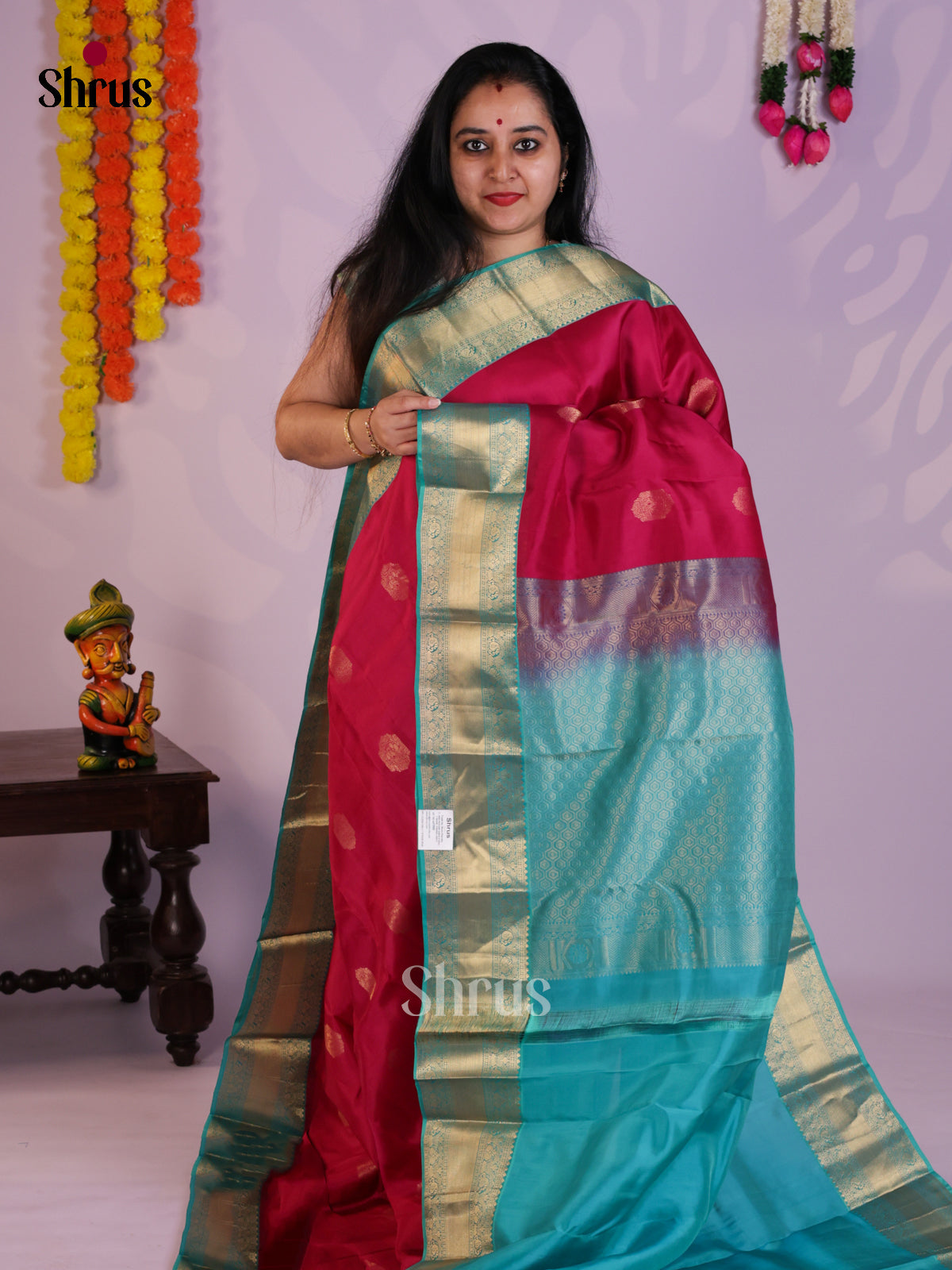 EAS03053 - Kanchipuram Korvai Plain Saree