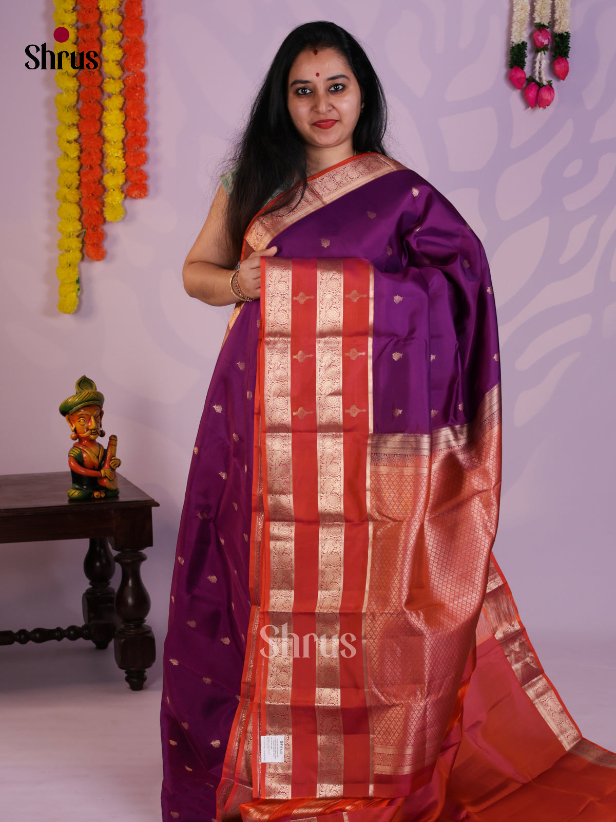 EAS03061 - Kanchipuram Korvai Butta Saree