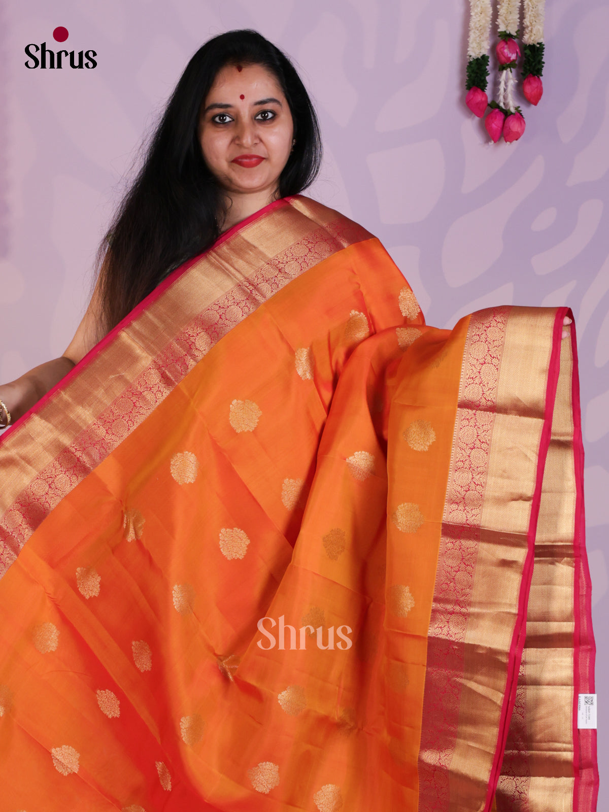 EAS03066 - Kanchipuram Korvai Butta Saree - Shop on Shrus.com