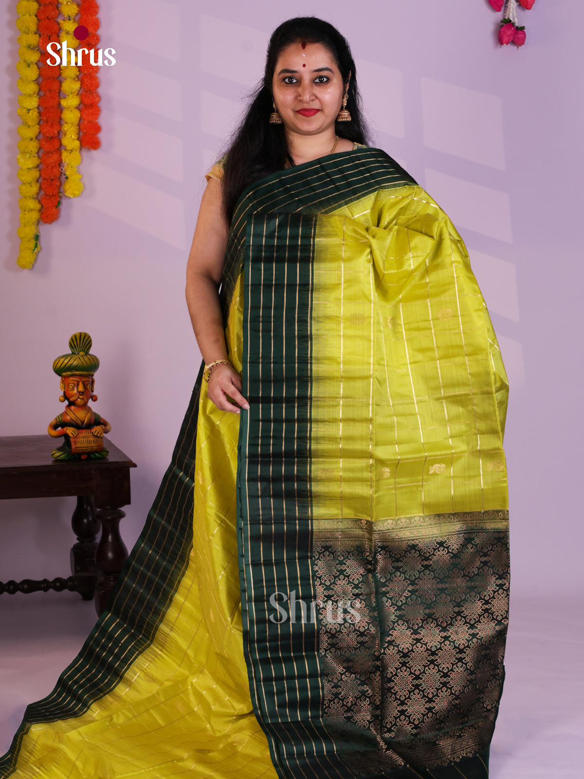 EAS08022 - Soft Silk (HR) Saree - Shop on Shrus.com