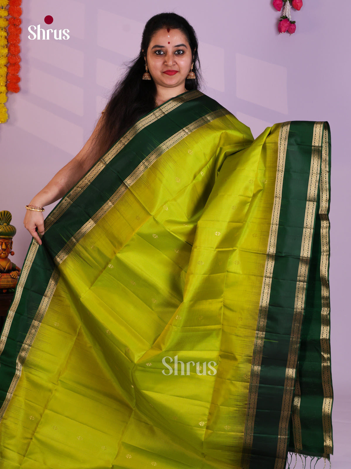 EAS08064 - Soft Silk Saree - Shop on Shrus.com