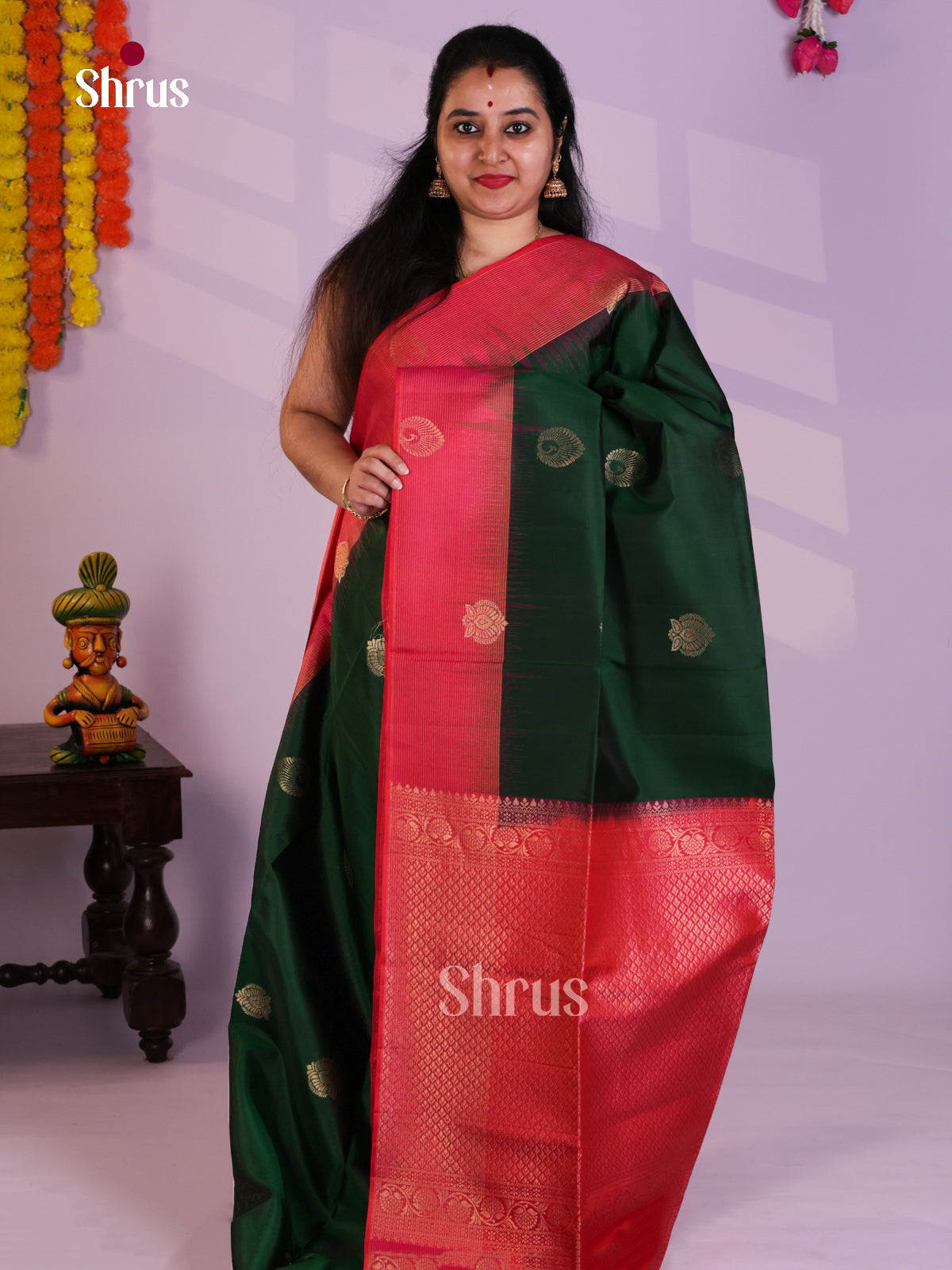 EAS08088 - Soft Silk Saree - Shop on Shrus.com