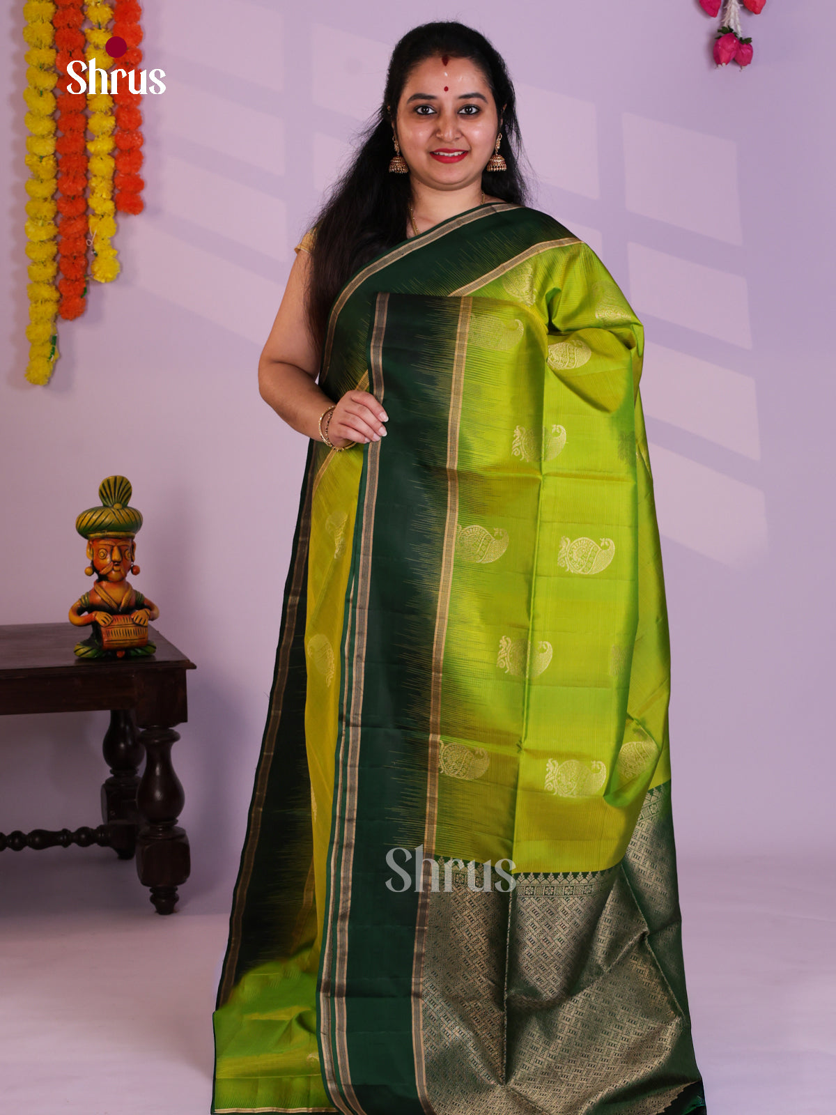 EAS08089 - Soft Silk Saree - Shop on Shrus.com