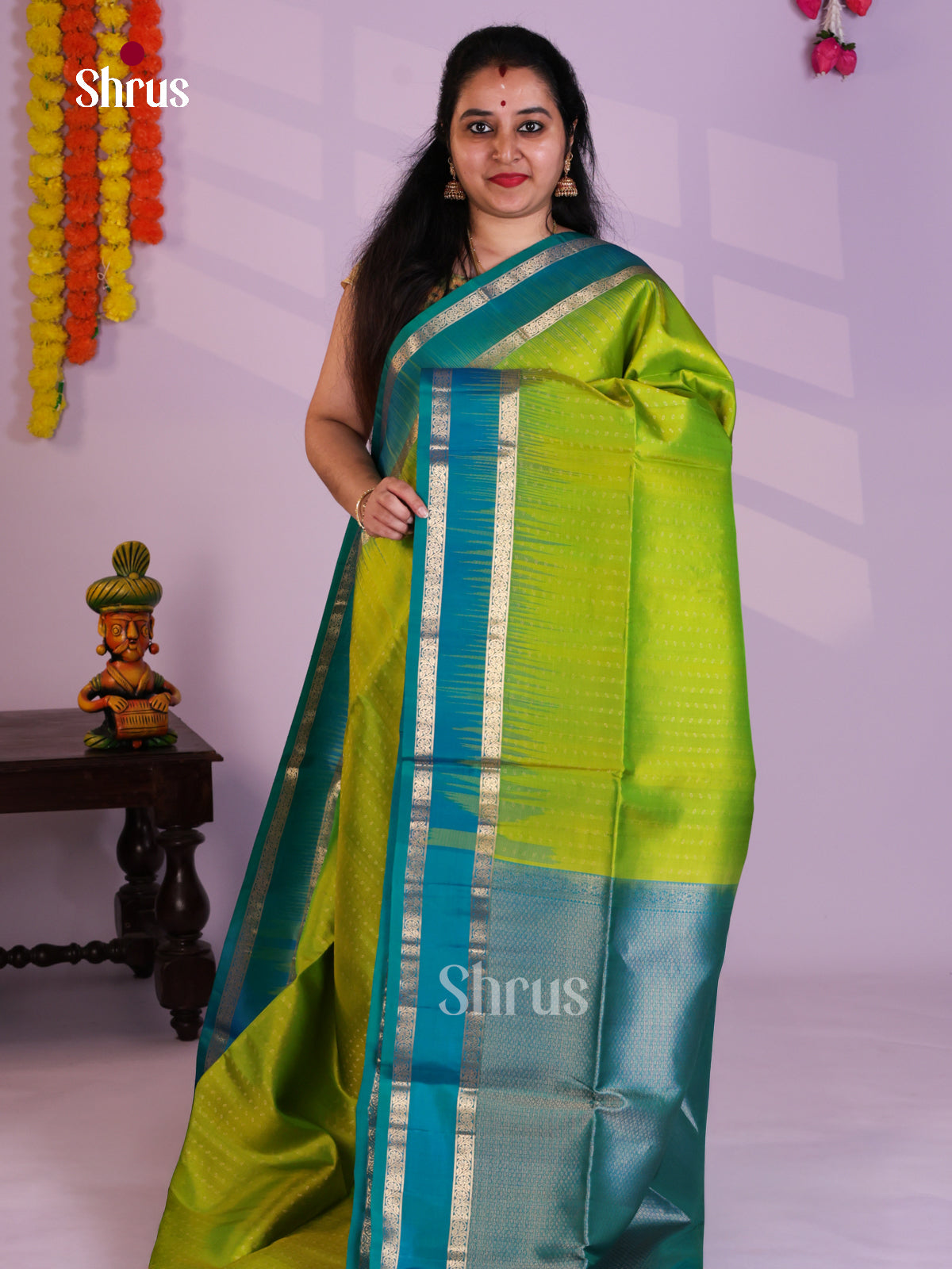 EAS08095 - Soft Silk Saree - Shop on Shrus.com