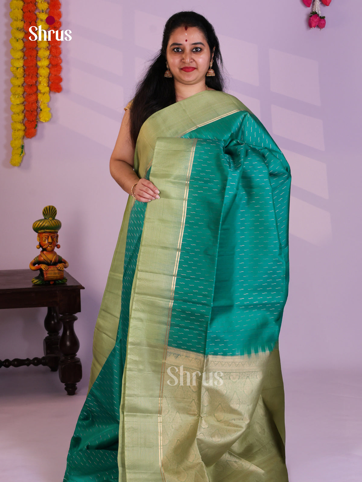 EAS08099 - Soft Silk Saree - Shop on Shrus.com