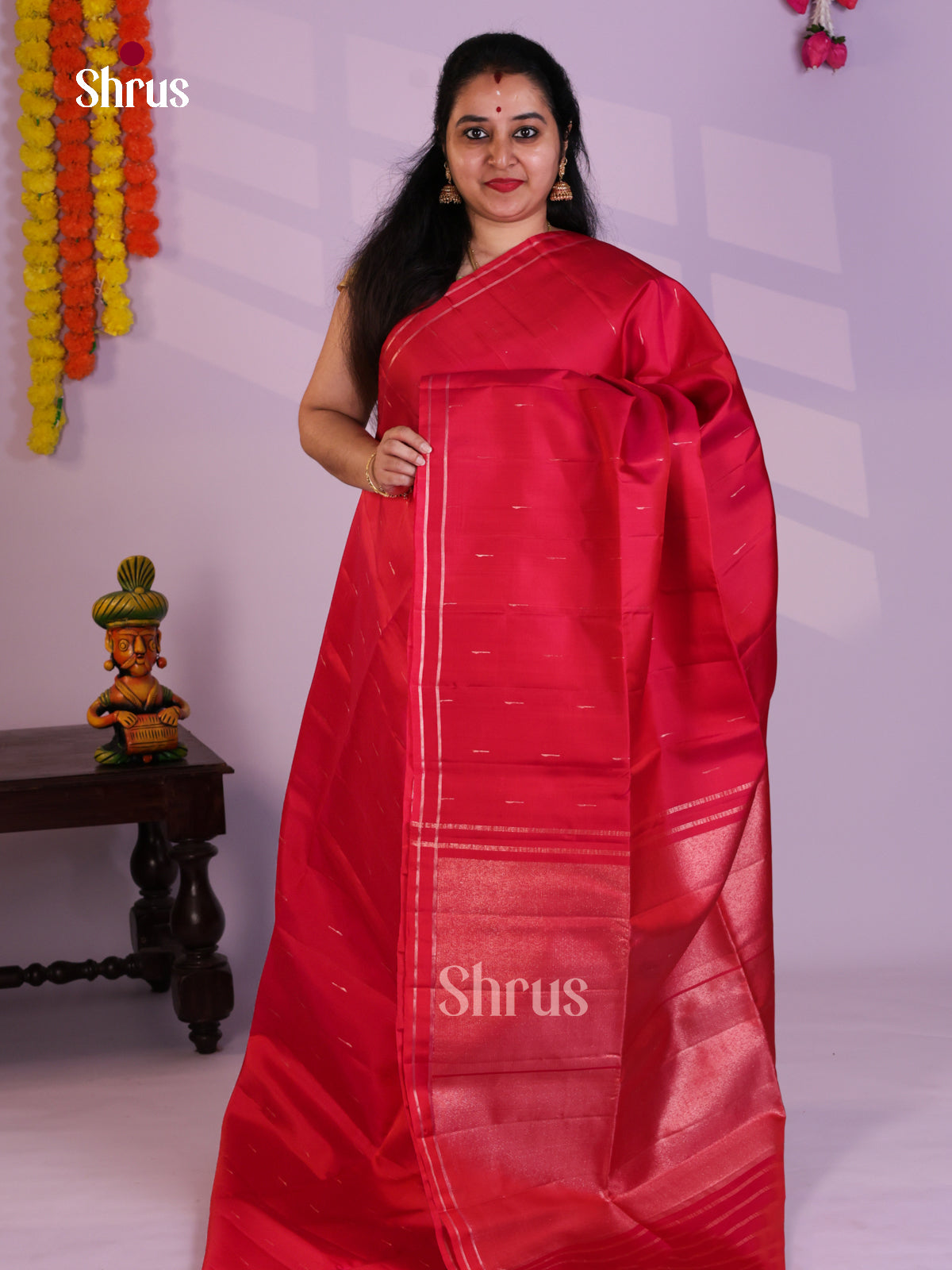 EAS08150 - Soft Silk Saree - Shop on Shrus.com