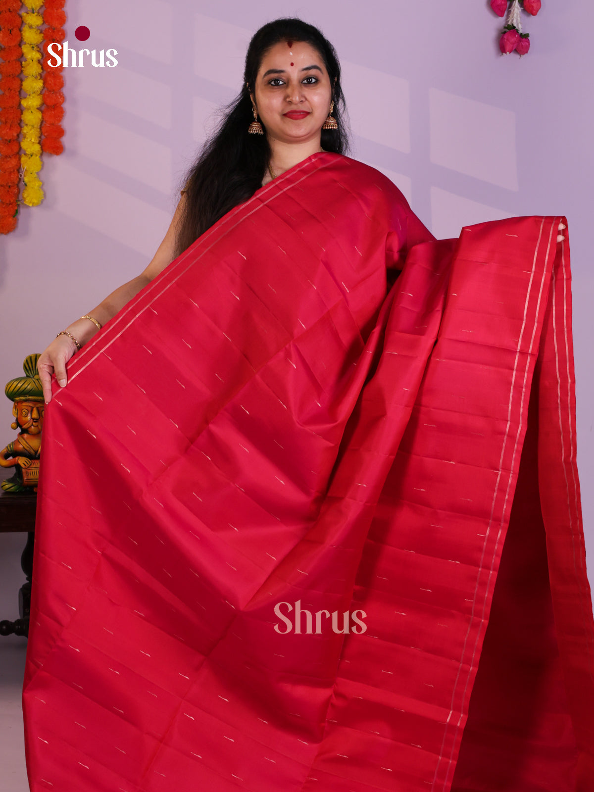 EAS08150 - Soft Silk Saree - Shop on Shrus.com
