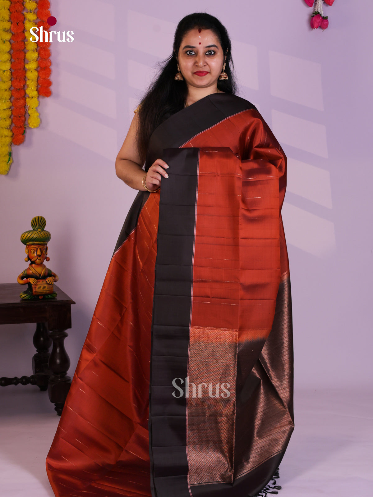 EAS08152 - Soft Silk Saree - Shop on Shrus.com