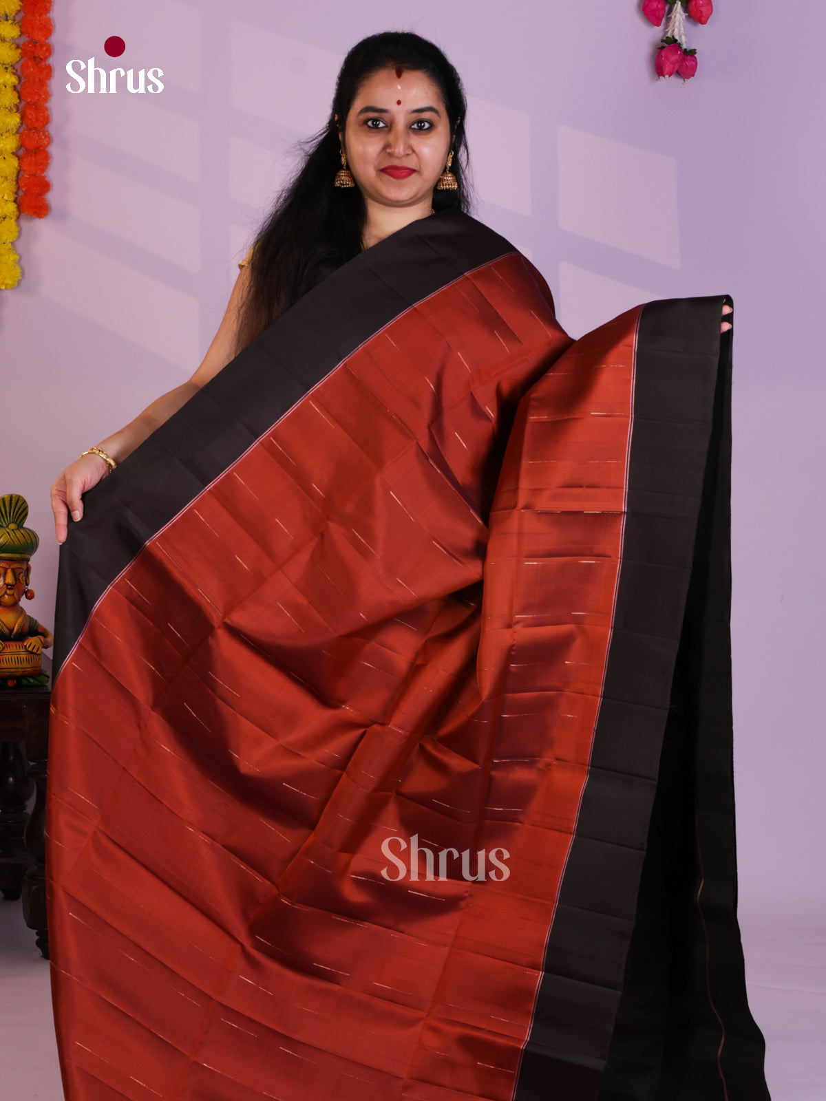 EAS08152 - Soft Silk Saree - Shop on Shrus.com