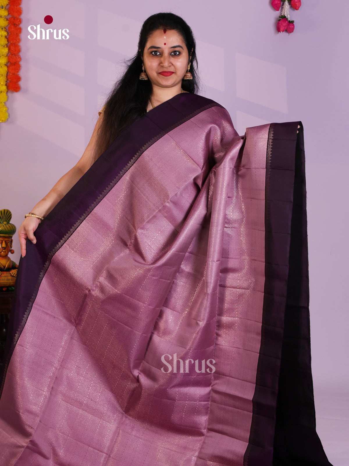 EAS08173 - Soft Silk Saree - Shop on Shrus.com