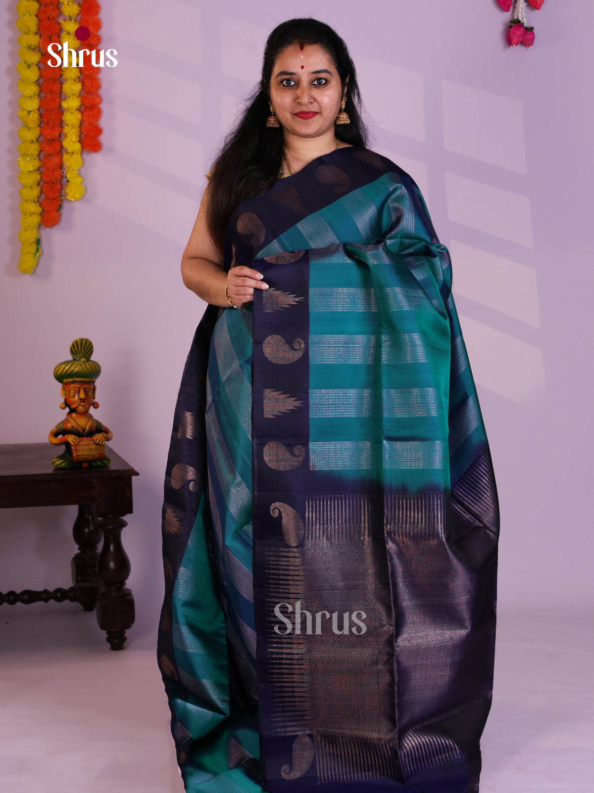 EAS08187 - Soft Silk (HR) Saree - Shop on Shrus.com