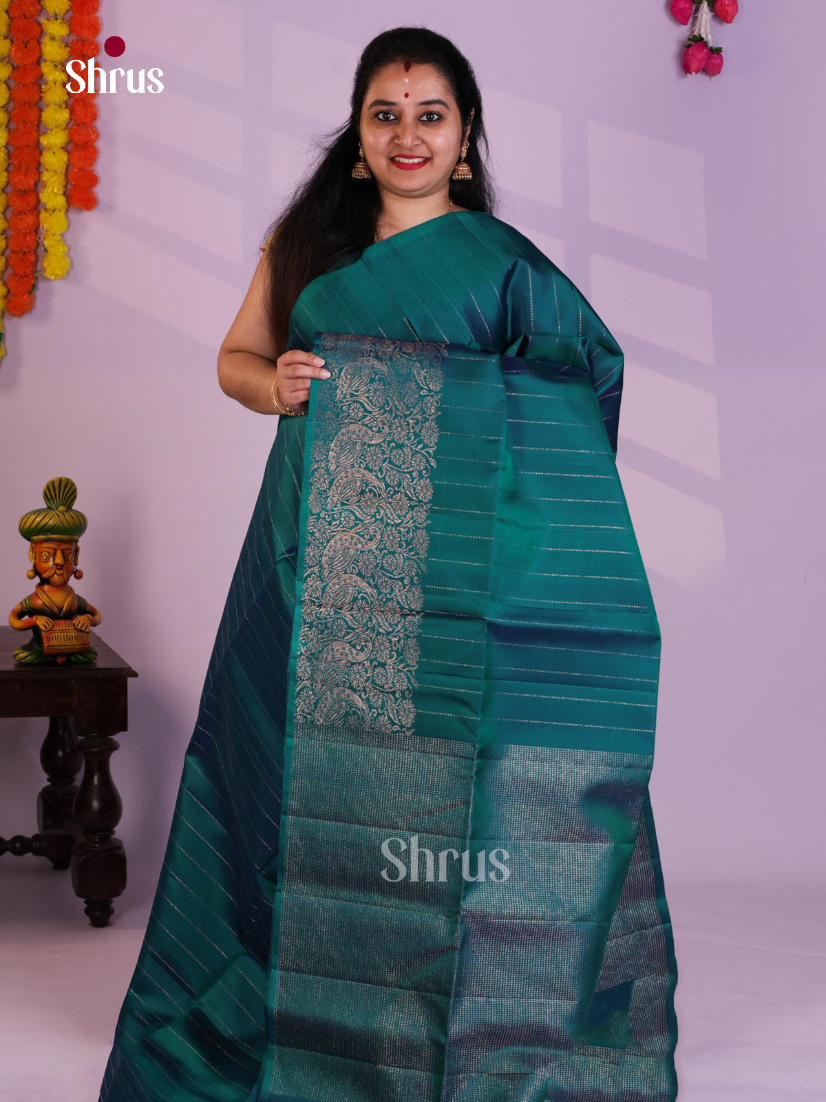 EAS08198 - Soft Silk Saree - Shop on Shrus.com
