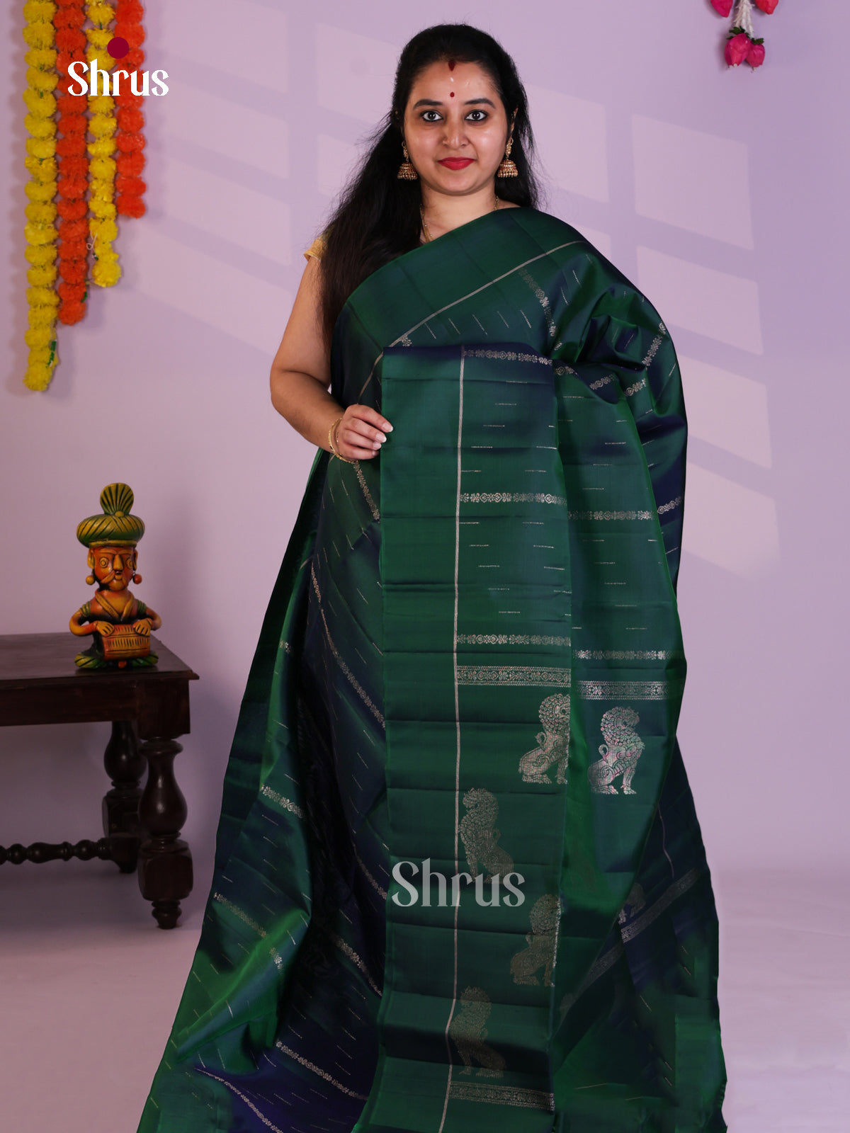 EAS08210 - Soft Silk Saree - Shop on Shrus.com