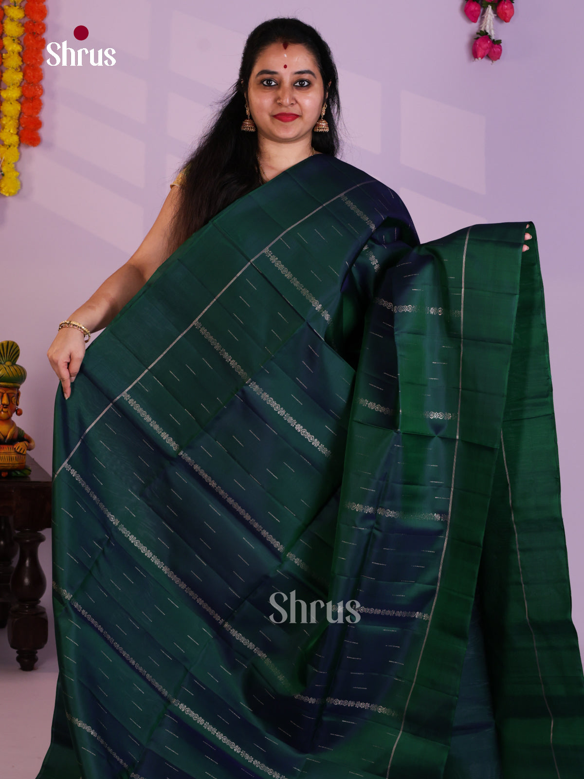 EAS08210 - Soft Silk Saree - Shop on Shrus.com
