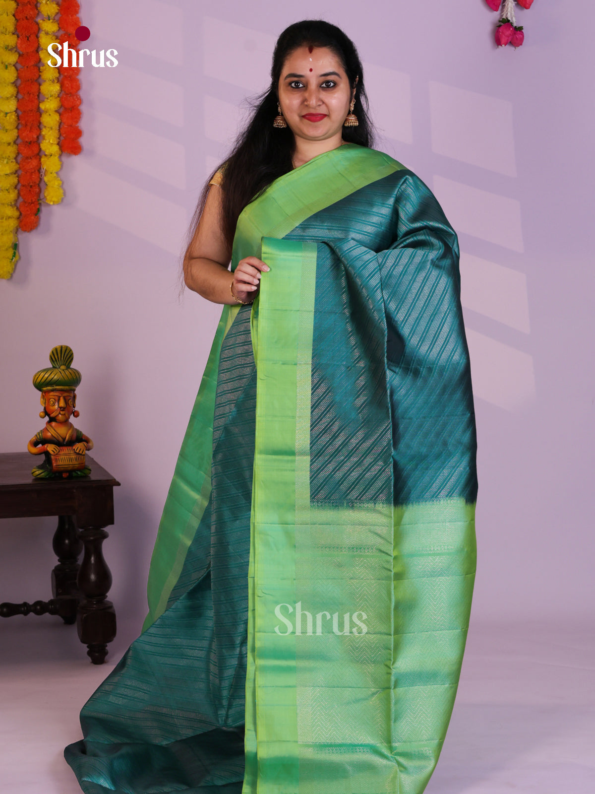 EAS08212 - Soft Silk Saree - Shop on Shrus.com