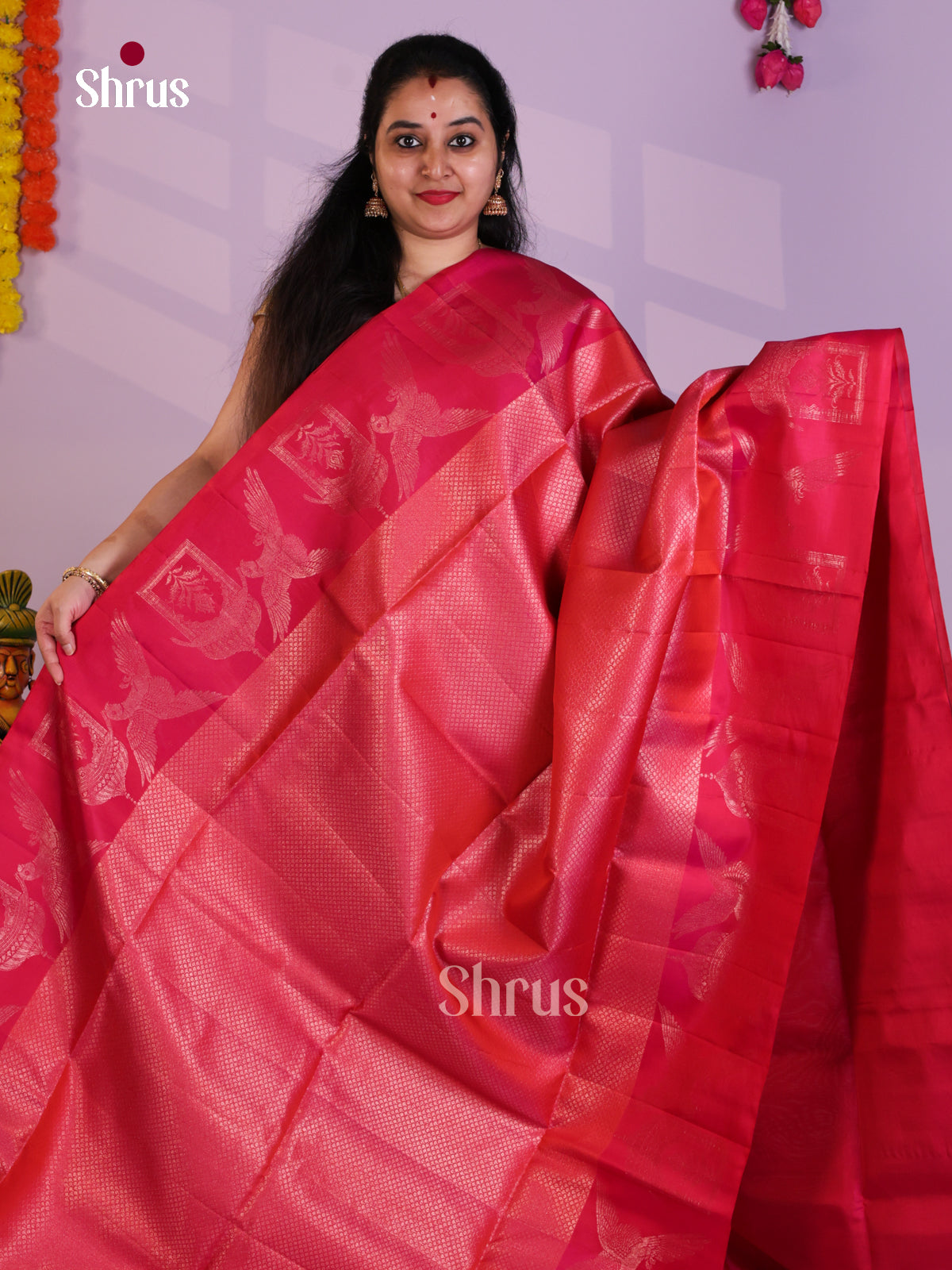 EAS08214 - Soft Silk Saree - Shop on Shrus.com