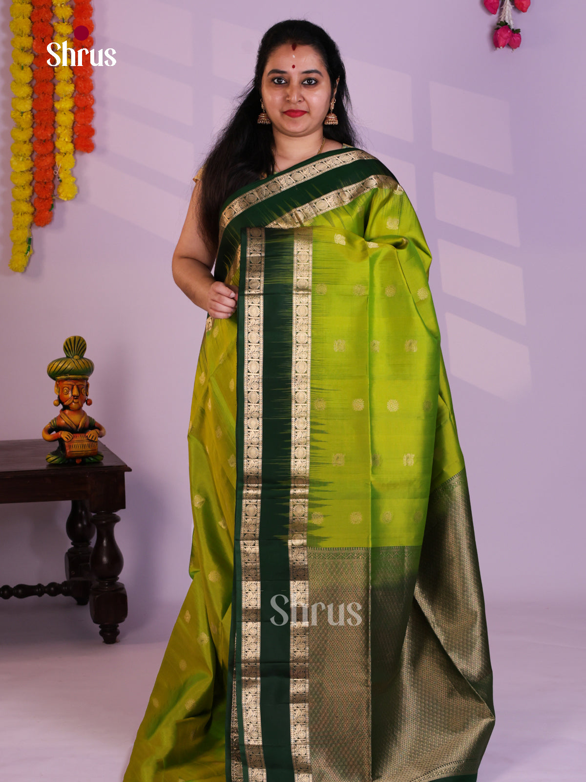 EAS08216 - Soft Silk (HR) Saree - Shop on Shrus.com