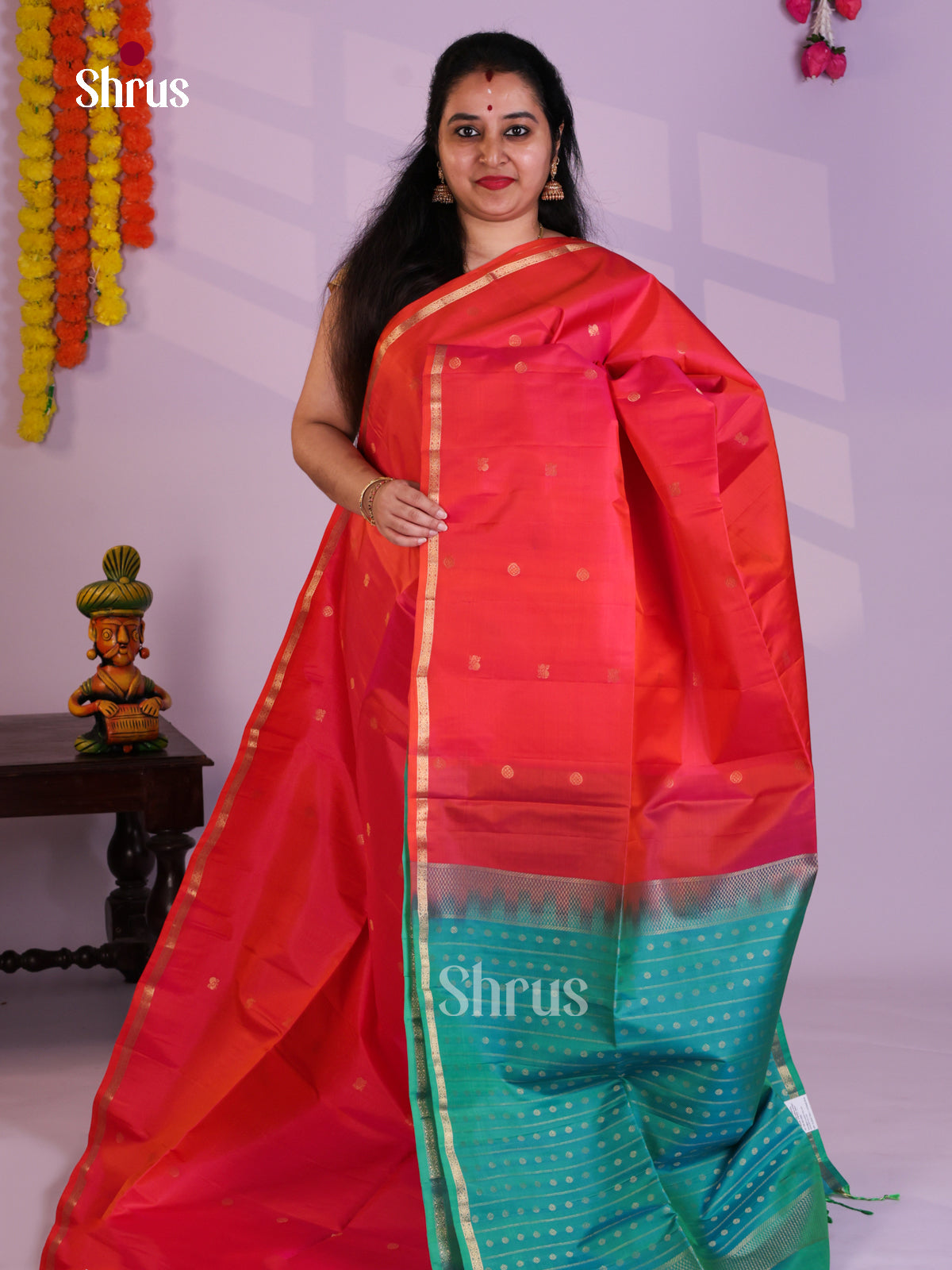 EAS08226 - Soft Silk (LR) Saree - Shop on Shrus.com