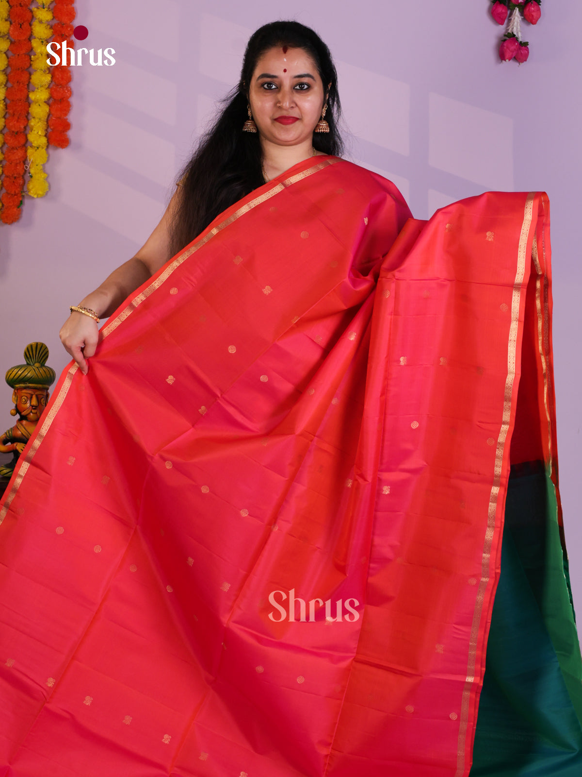EAS08226 - Soft Silk (LR) Saree - Shop on Shrus.com