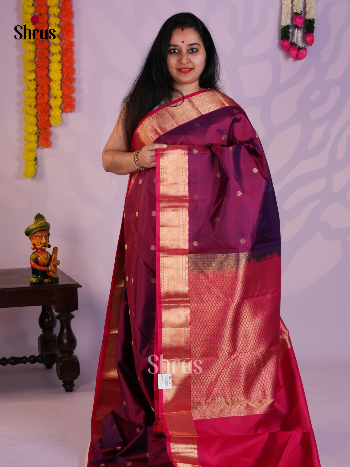 EAS08232 - Kanchipuram silk Saree
