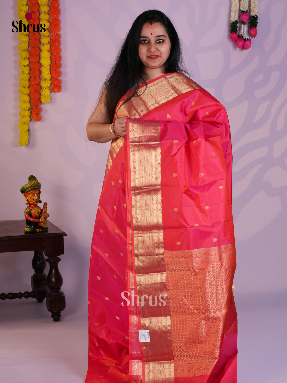 EAS08244 - Kanchipuram silk  Saree