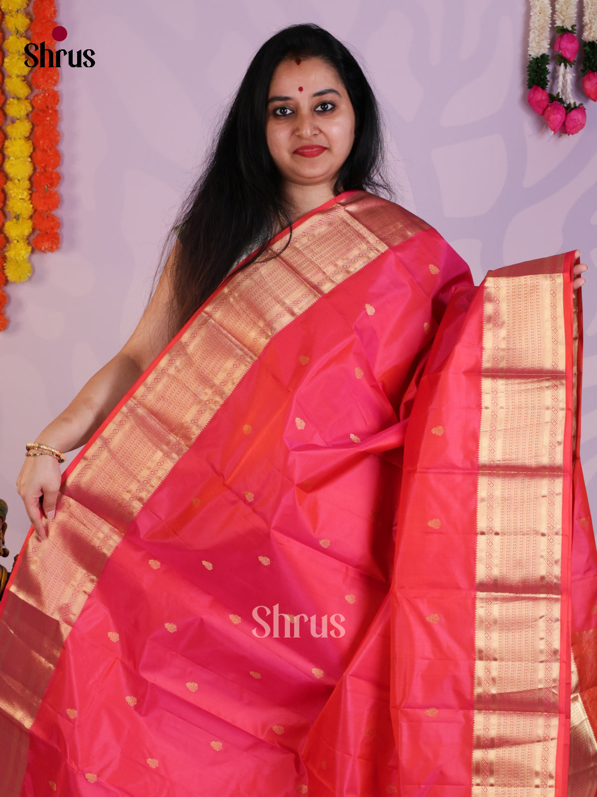 EAS08244 - Kanchipuram silk  Saree