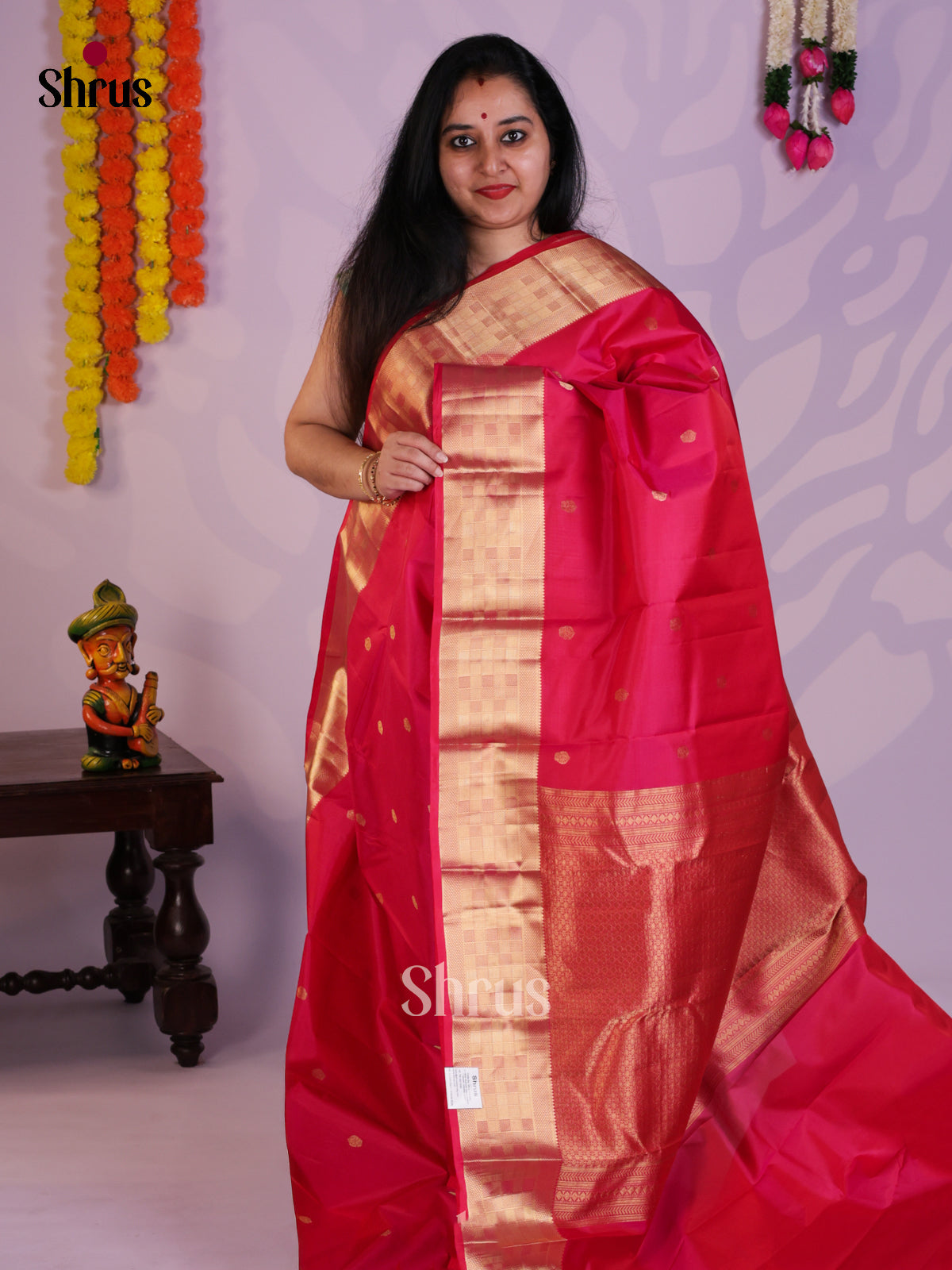 EAS08246 - Kanchipuram silk  Saree
