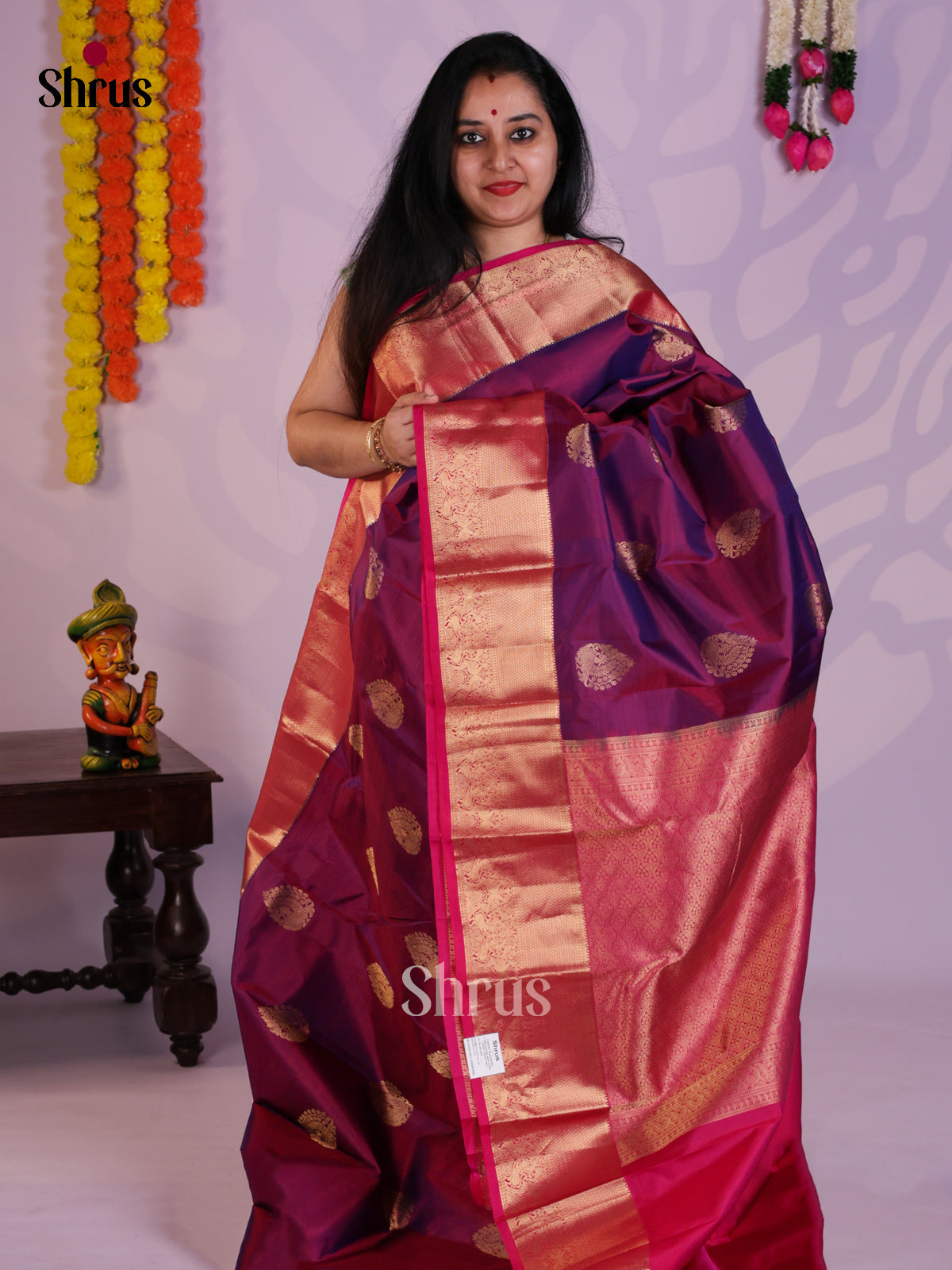 EAS08248 - Kanchipuram silk  Saree