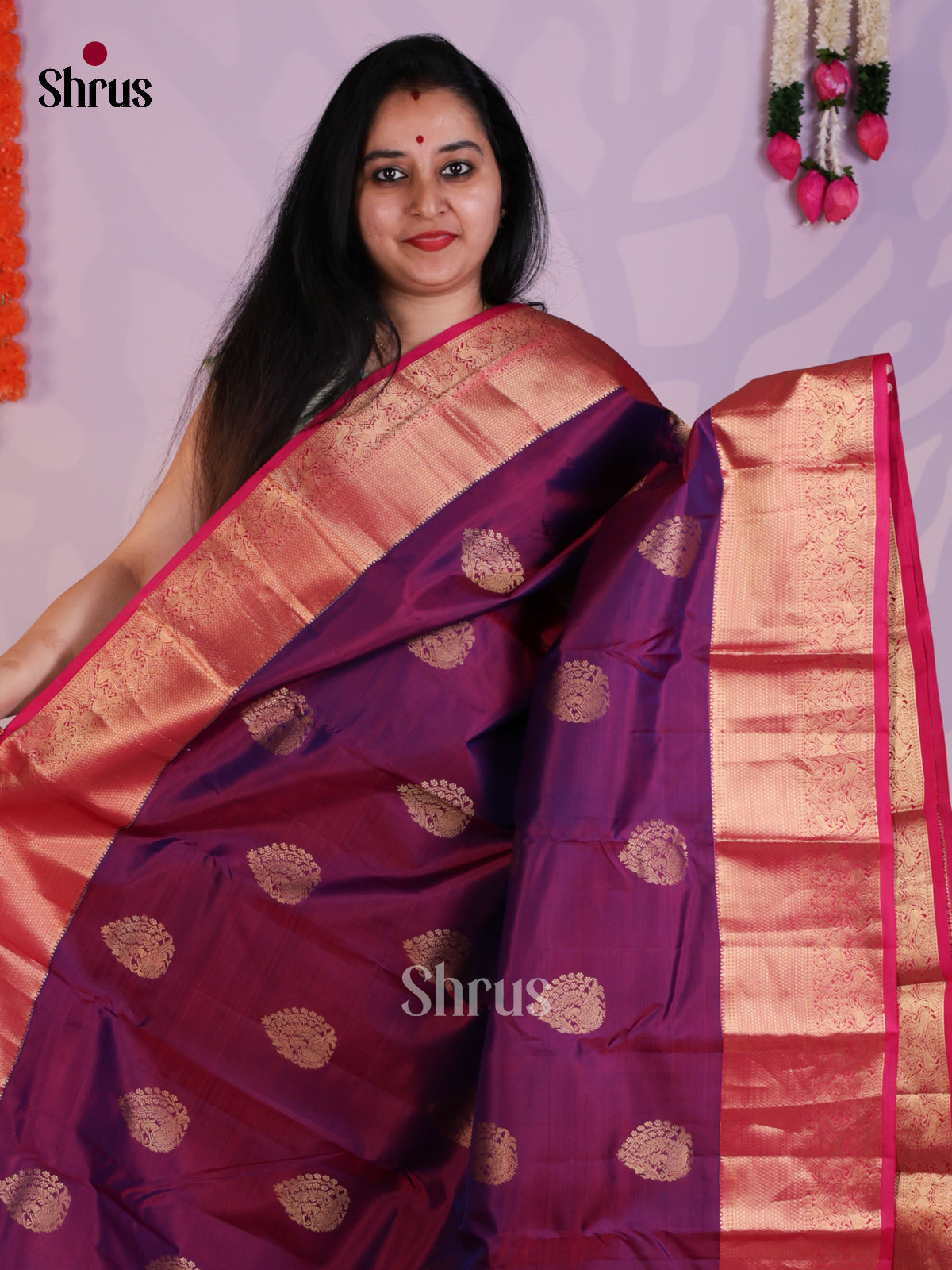 EAS08248 - Kanchipuram silk  Saree