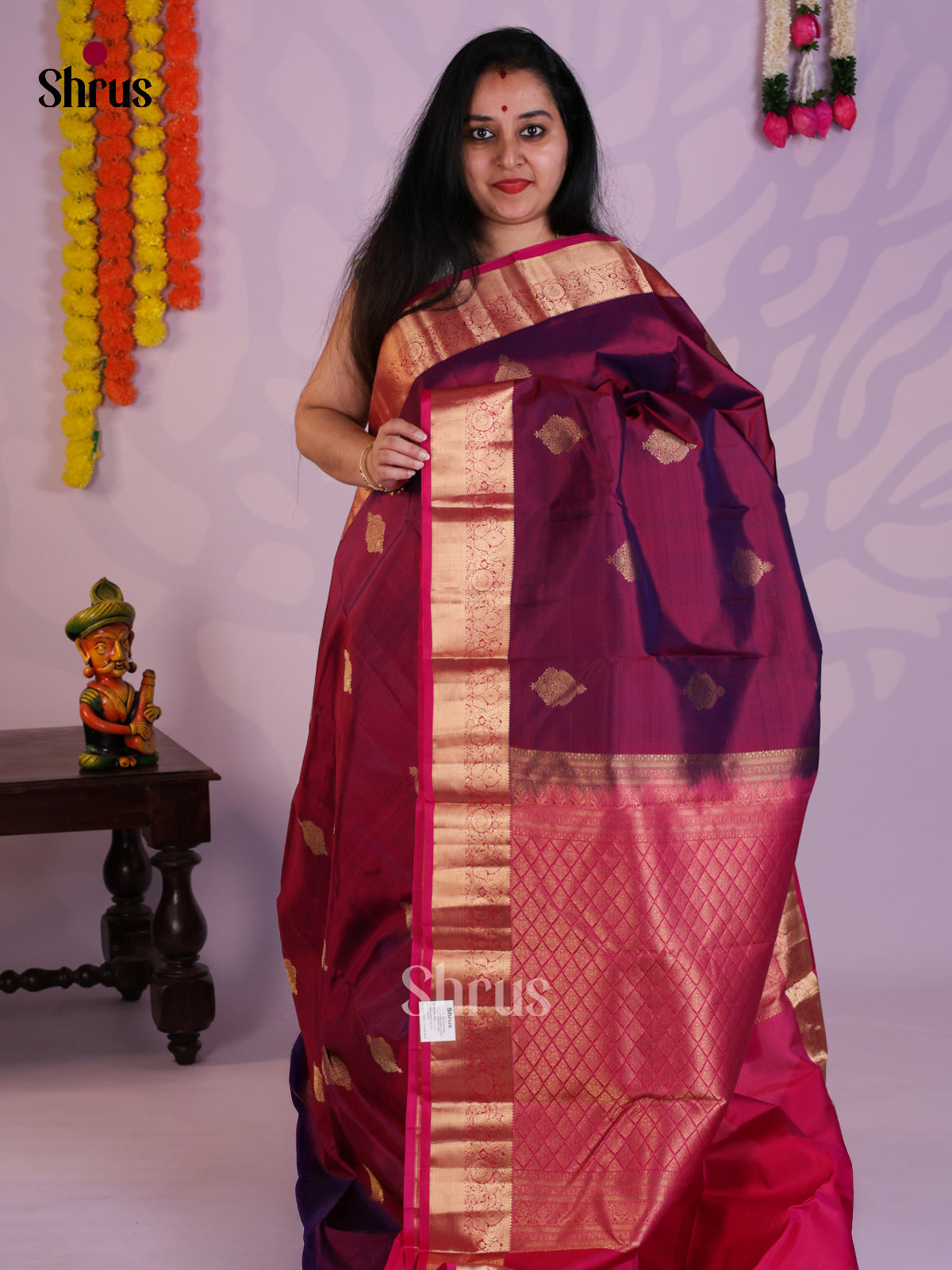 EAS08251 - Kanchipuram silk (HR) Saree