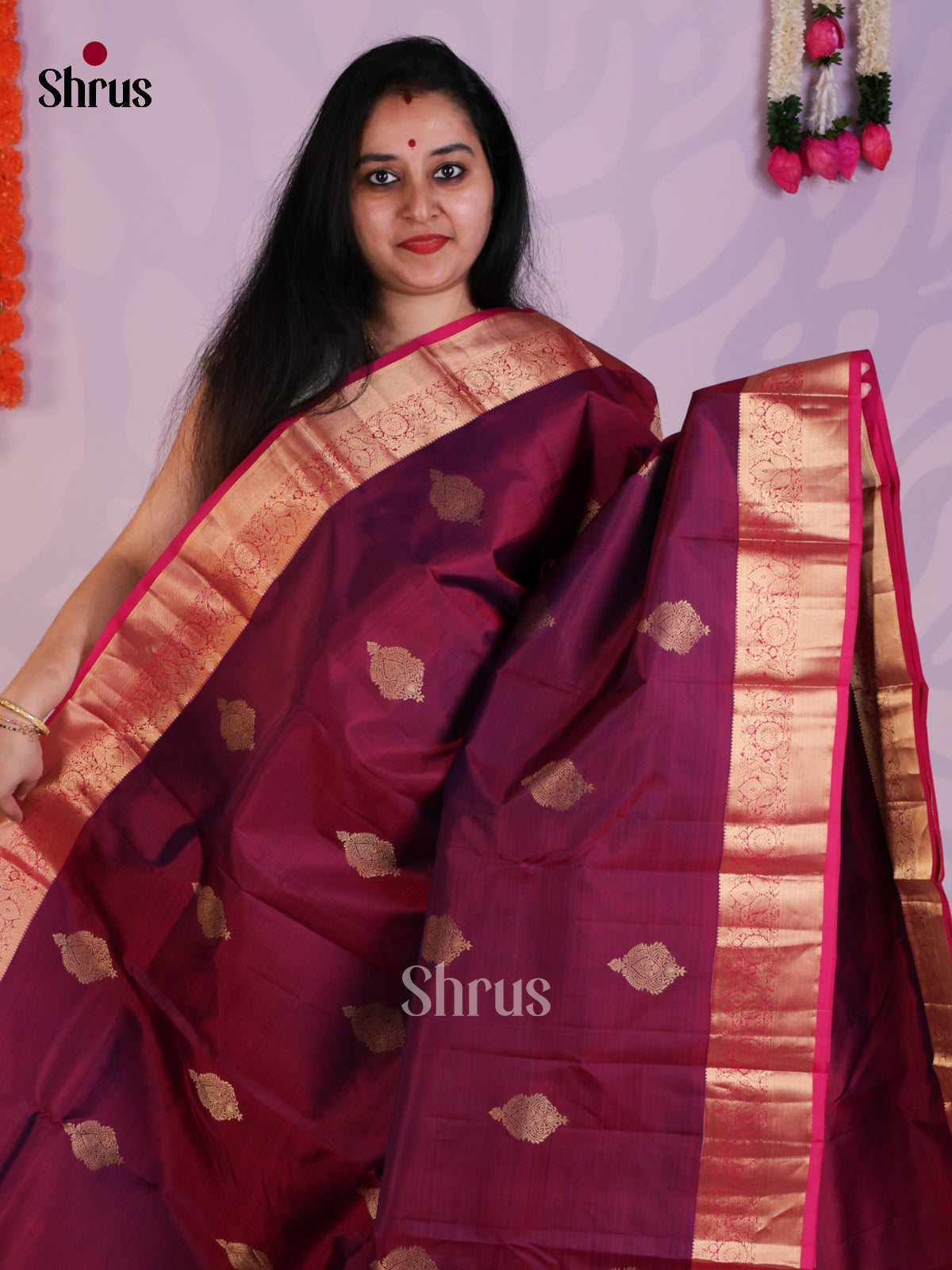 EAS08251 - Kanchipuram silk (HR) Saree