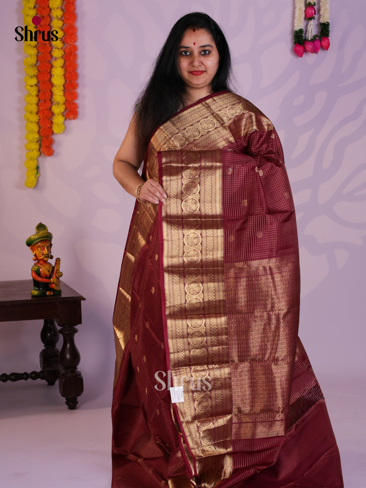 EAS08253 - Kanchipuram silk (HR) Saree