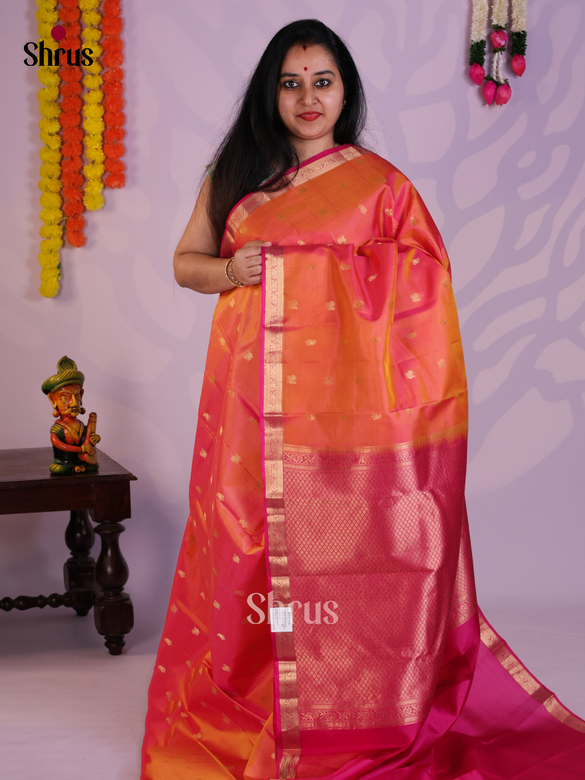 EAS08260 - Kanchipuram silk (LR) Saree - Shop on Shrus.com
