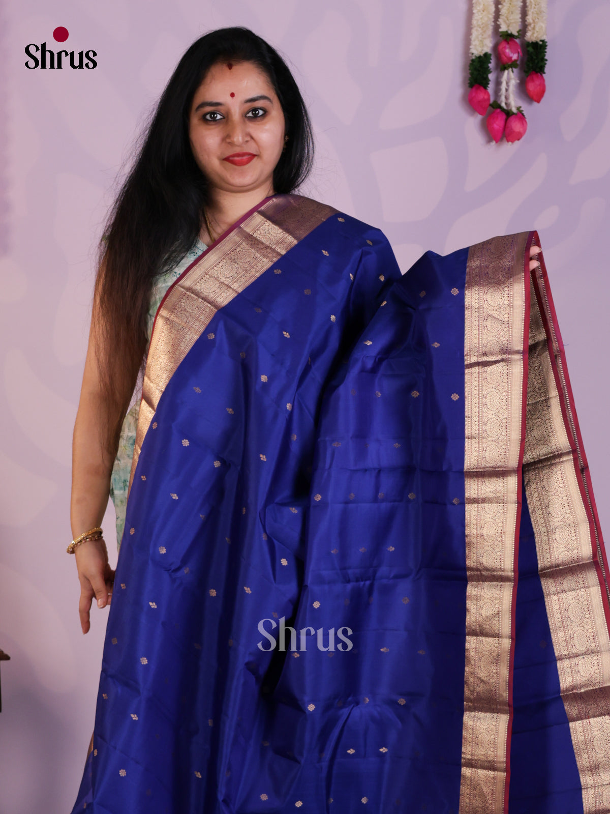 EAS08265 - Kanchipuram silk Saree - Shop on Shrus.com