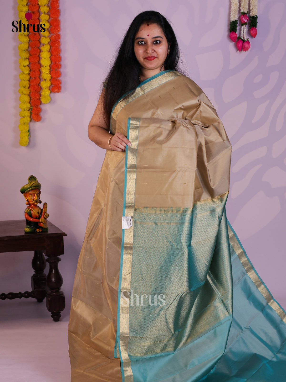 EAS08269 - Kanchipuram silk  Saree