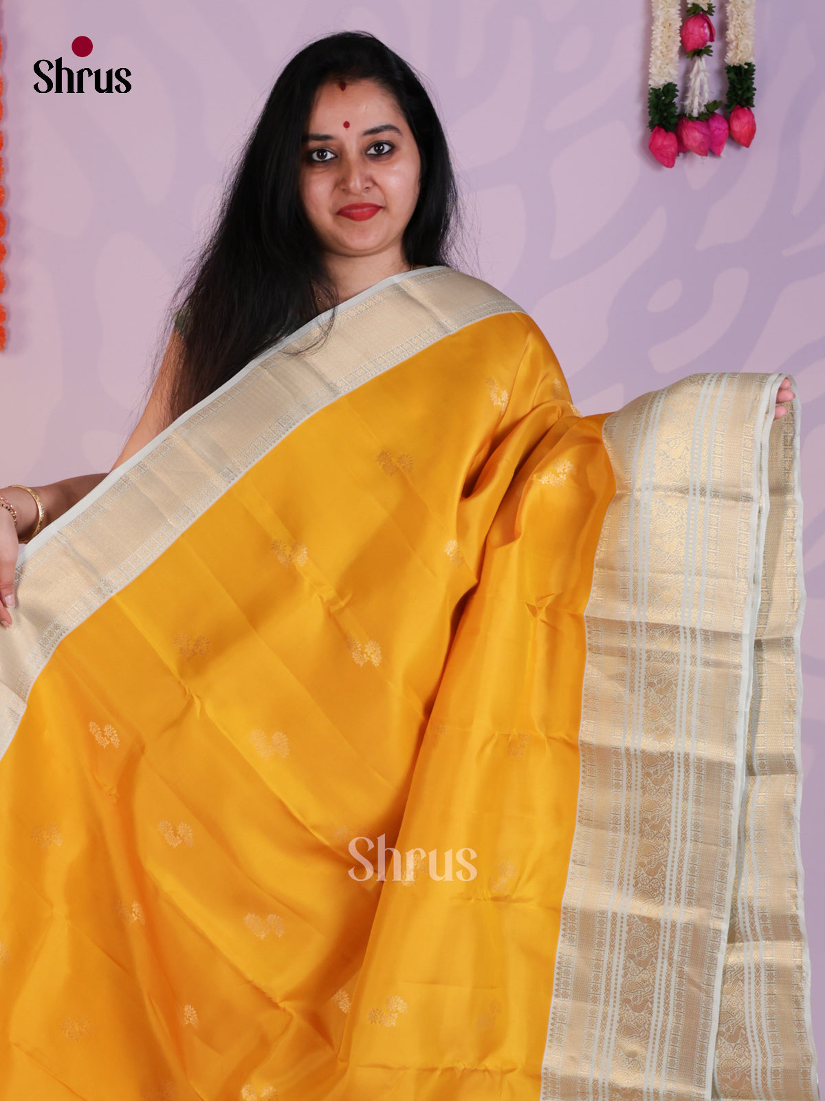 EAS08284 - Kanchipuram-halfpure Saree - Shop on Shrus.com