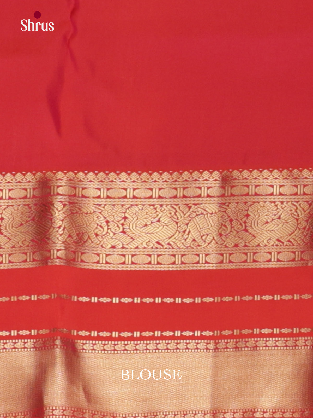 Jamun & Orange - Kanchipuram-halfpure Saree- EAS08298 - Shop on Shrus.com