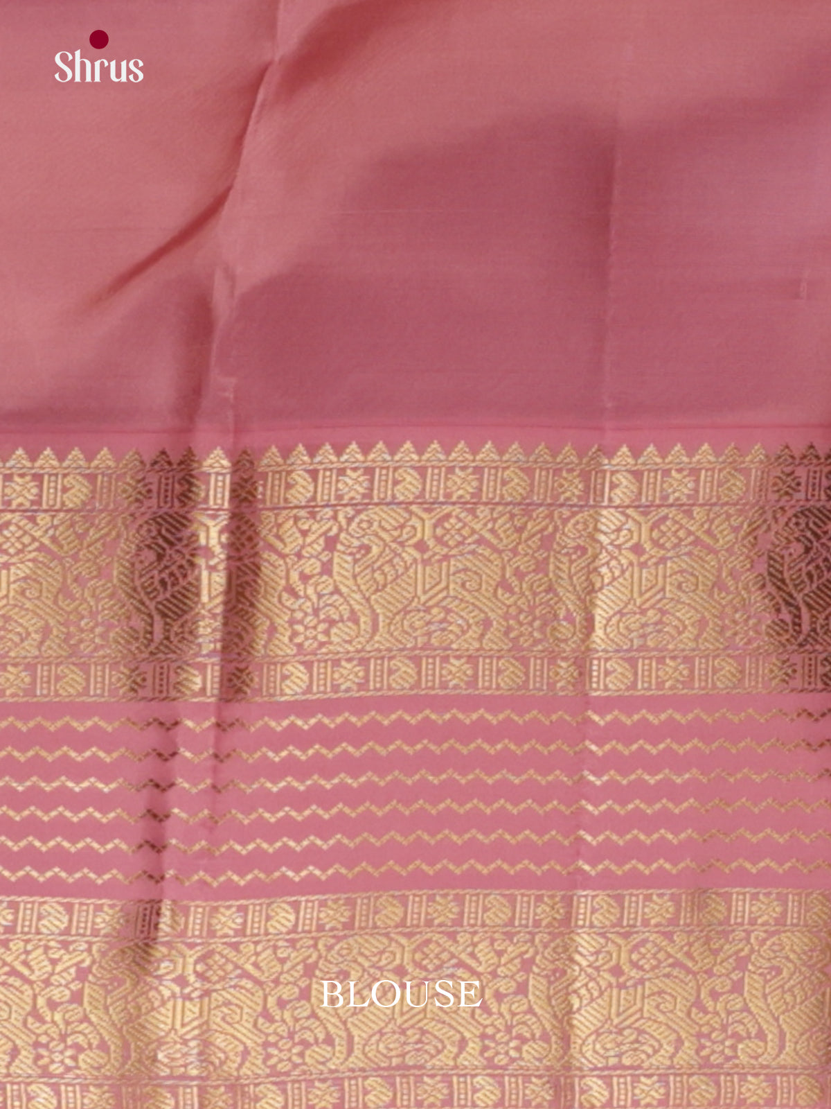 Green & Pink - Kanchipuram-halfpure Saree- EAS08313 - Shop on Shrus.com