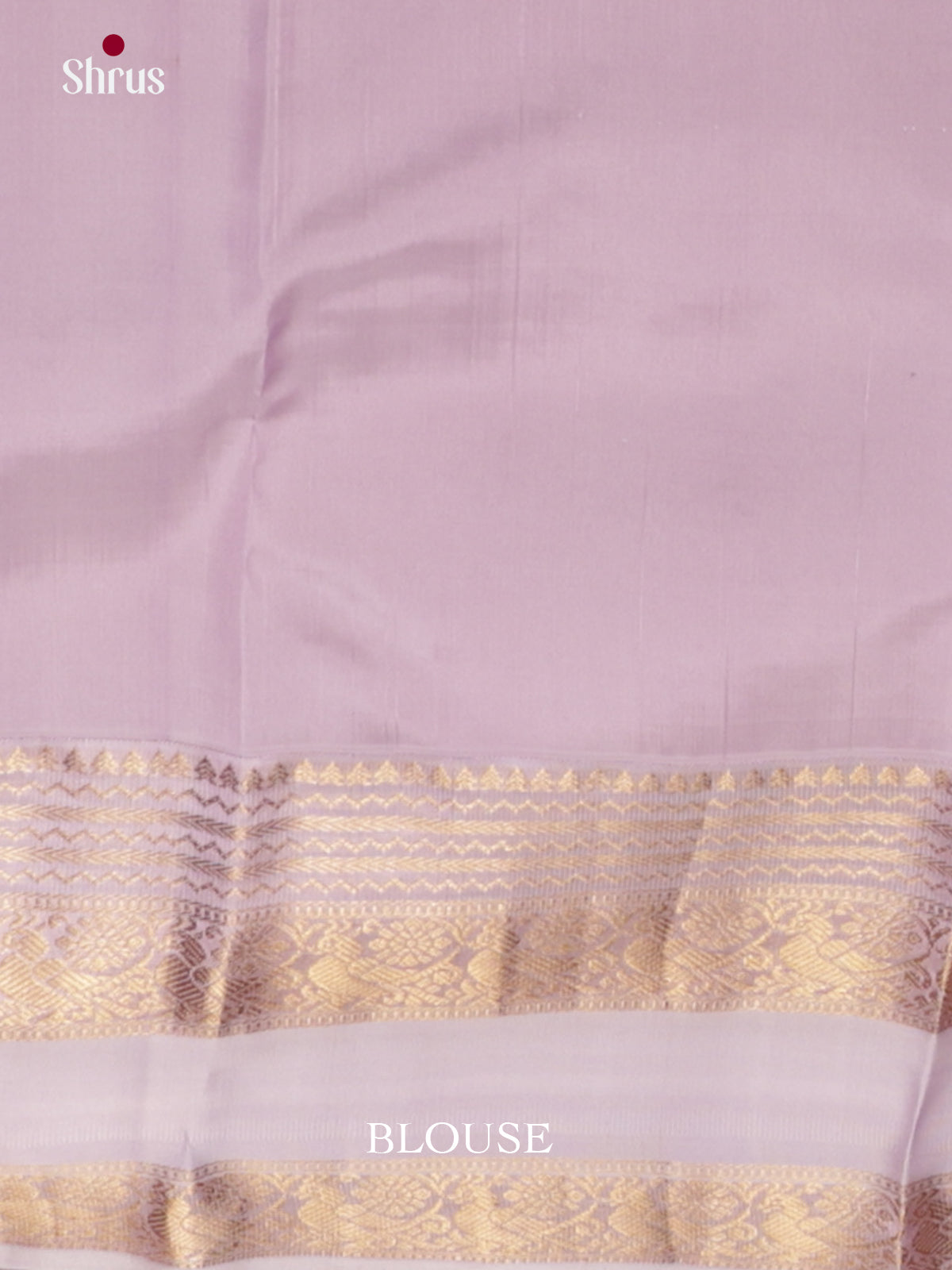 Reddish Pink  & Lavender  - Kanchipuram-halfpure Saree- EAS08315 - Shop on Shrus.com