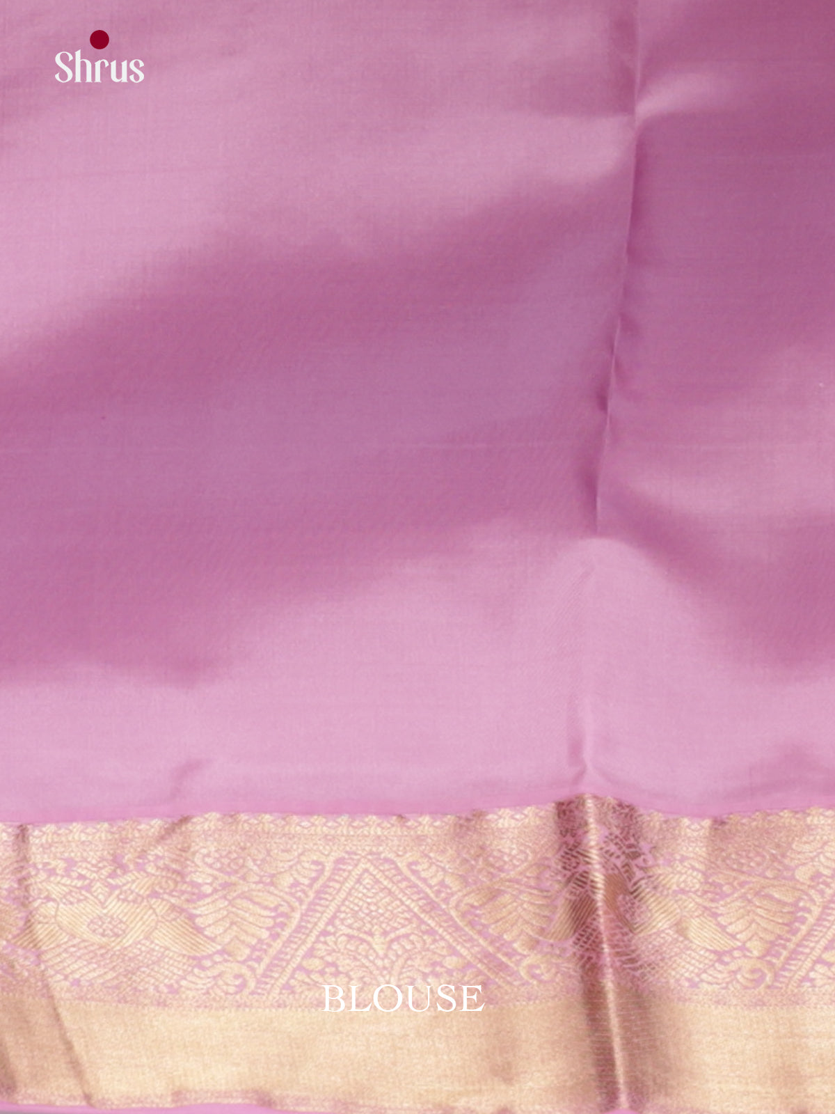 Pink & lavender  - Kanchipuram-halfpure Saree- EAS08327 - Shop on Shrus.com