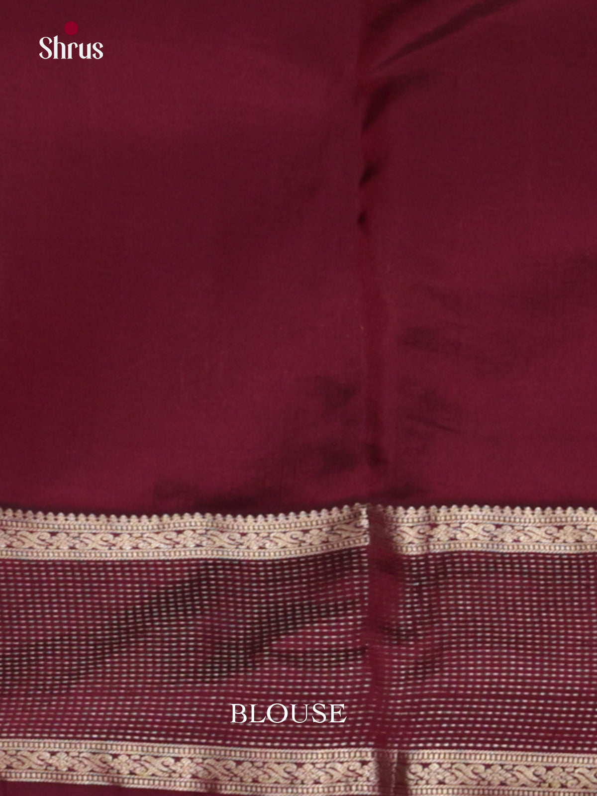 Red & maroon - Kanchipuram-halfpure Saree- EAS08335 - Shop on Shrus.com
